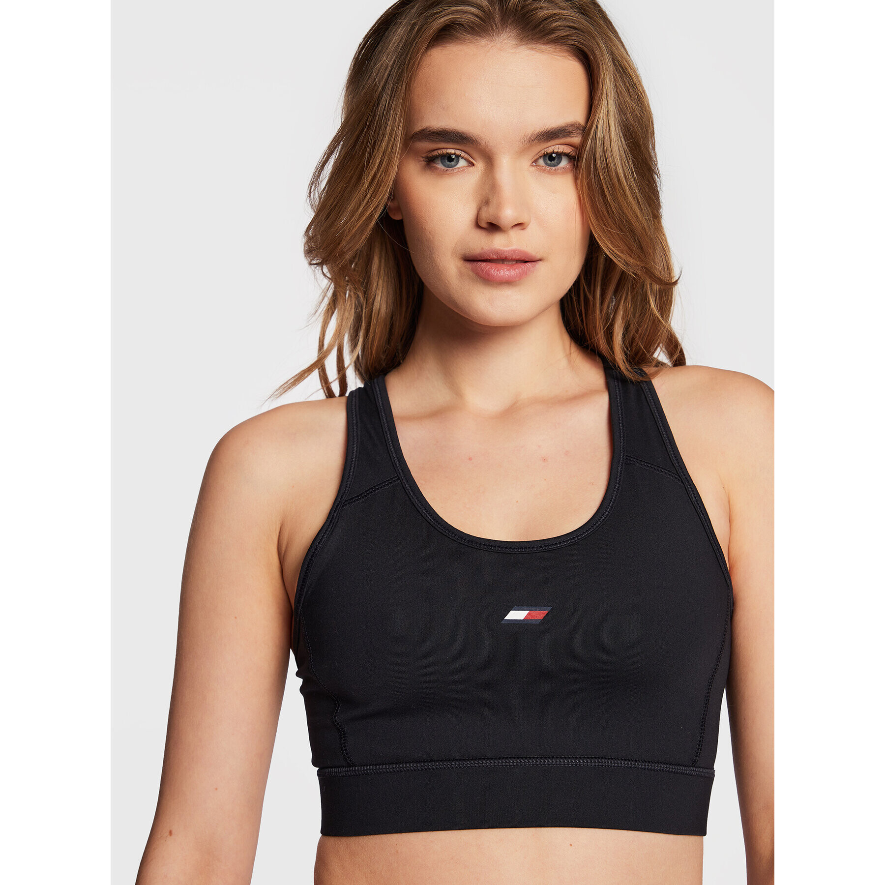 Tommy Hilfiger Спортен сутиен Intensity Essential S10S101504 Тъмносин - Pepit.bg