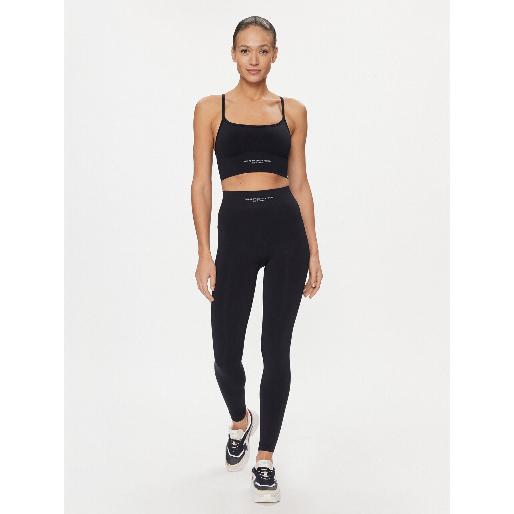Tommy Hilfiger Спортен сутиен WW0WW41117 Син - Pepit.bg