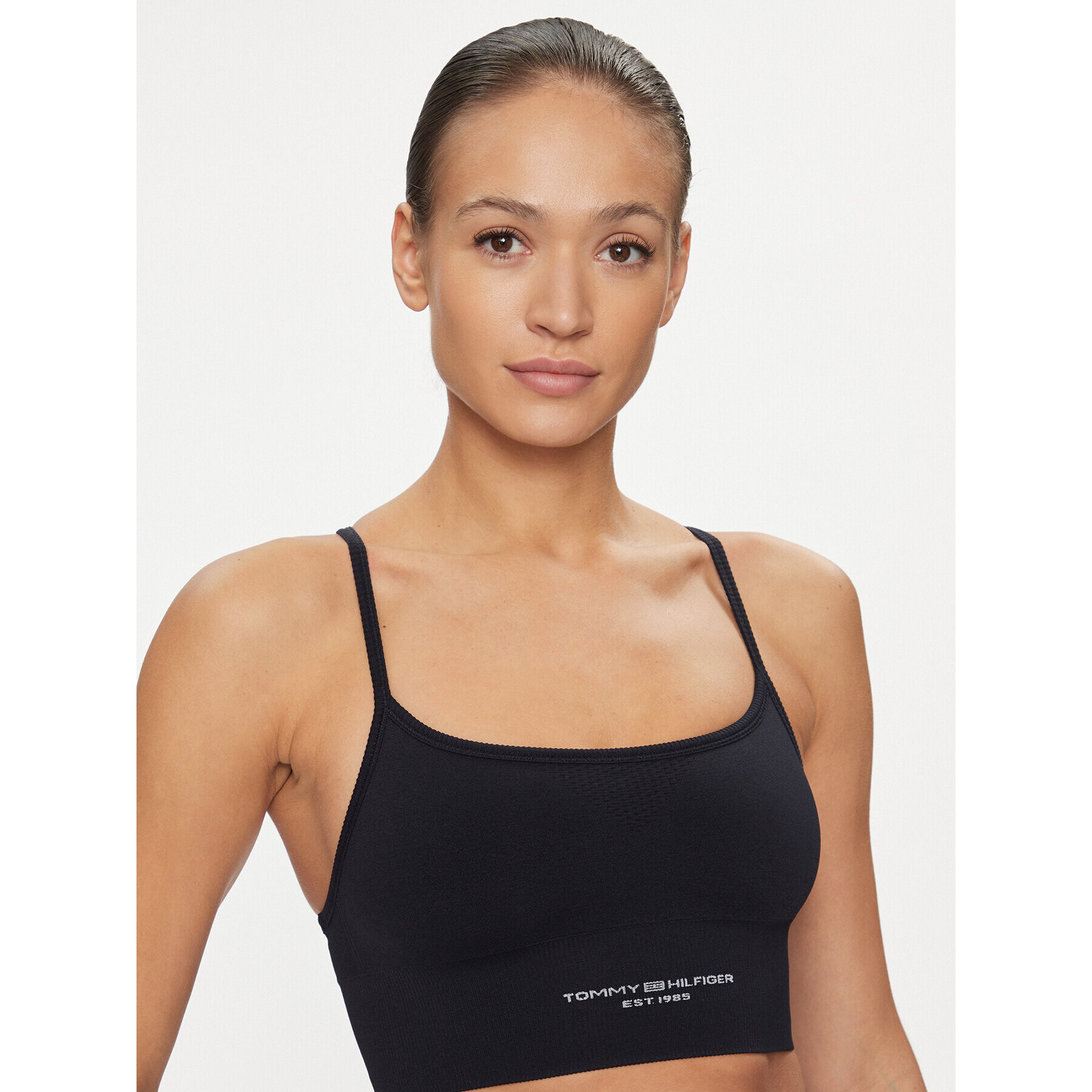 Tommy Hilfiger Спортен сутиен WW0WW41117 Син - Pepit.bg