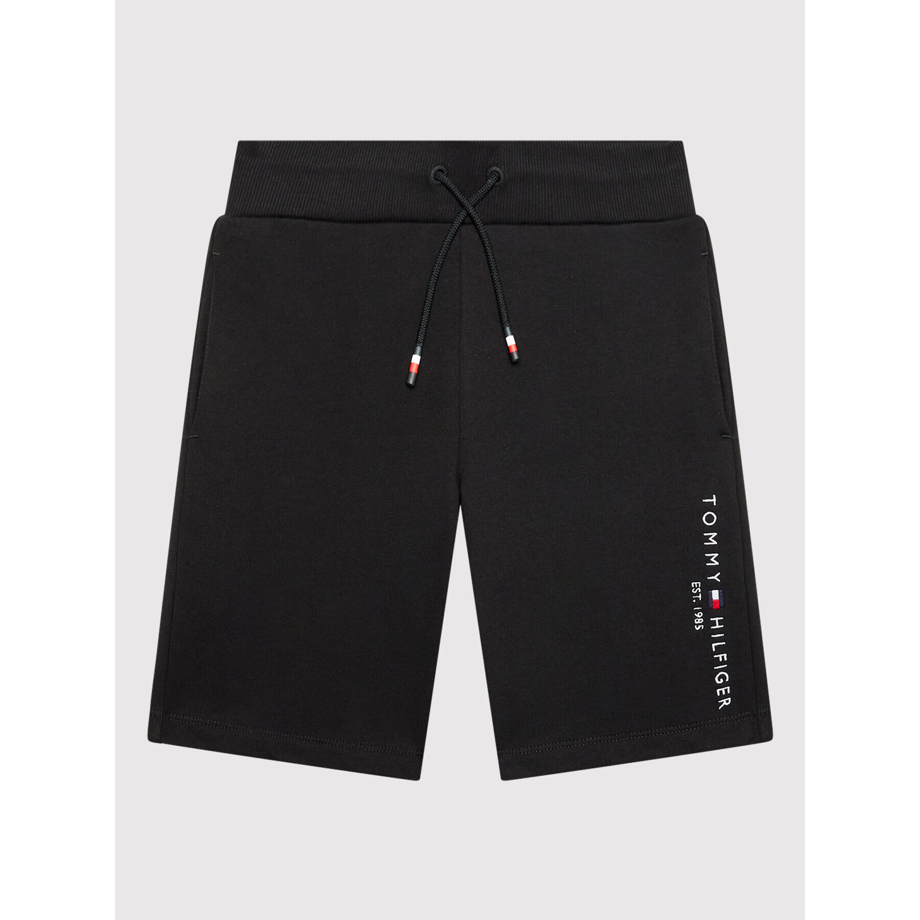 Tommy Hilfiger Спортни шорти Essential KB0KB07116 Черен Regular Fit - Pepit.bg