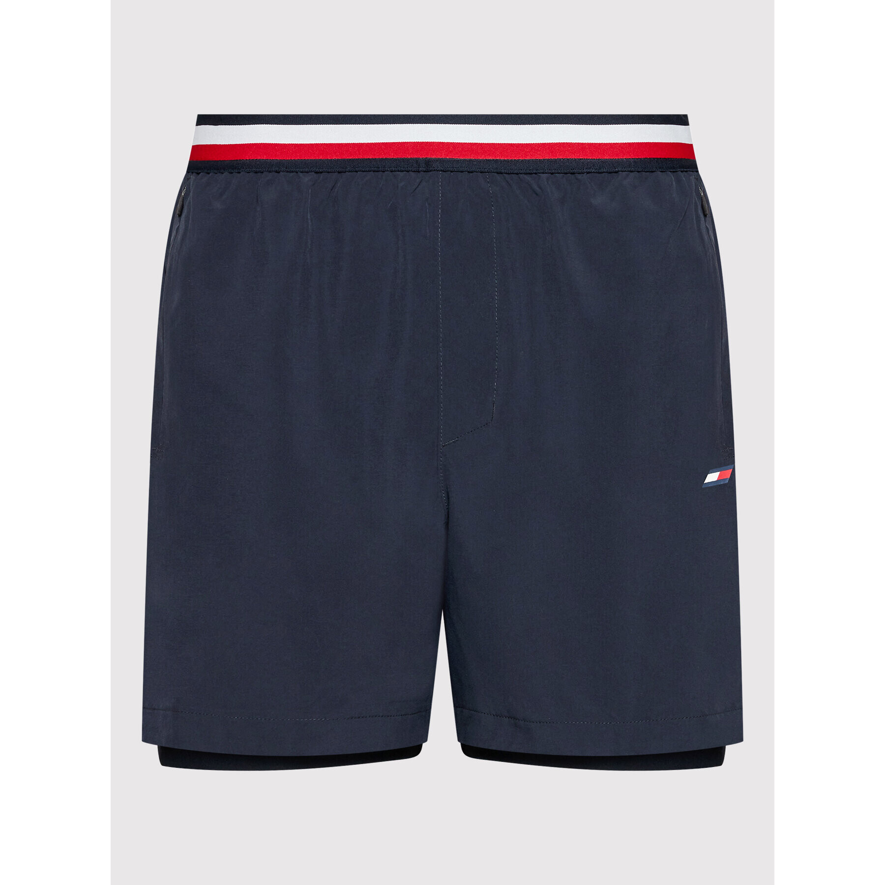 Tommy Hilfiger Спортни шорти Essential Traning MW0MW22882 Тъмносин Regular Fit - Pepit.bg