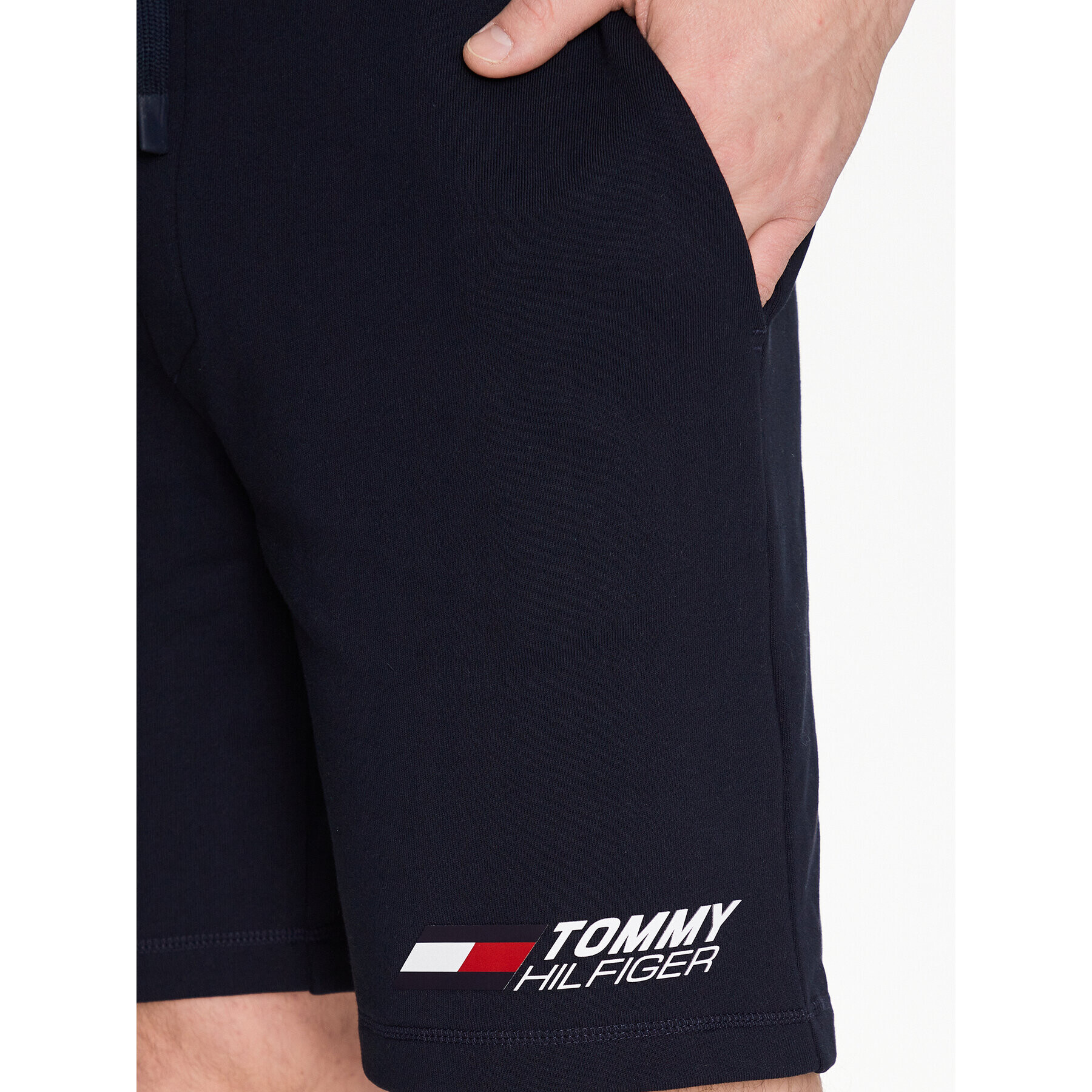 Tommy Hilfiger Спортни шорти Essentials MW0MW30398 Тъмносин Regular Fit - Pepit.bg