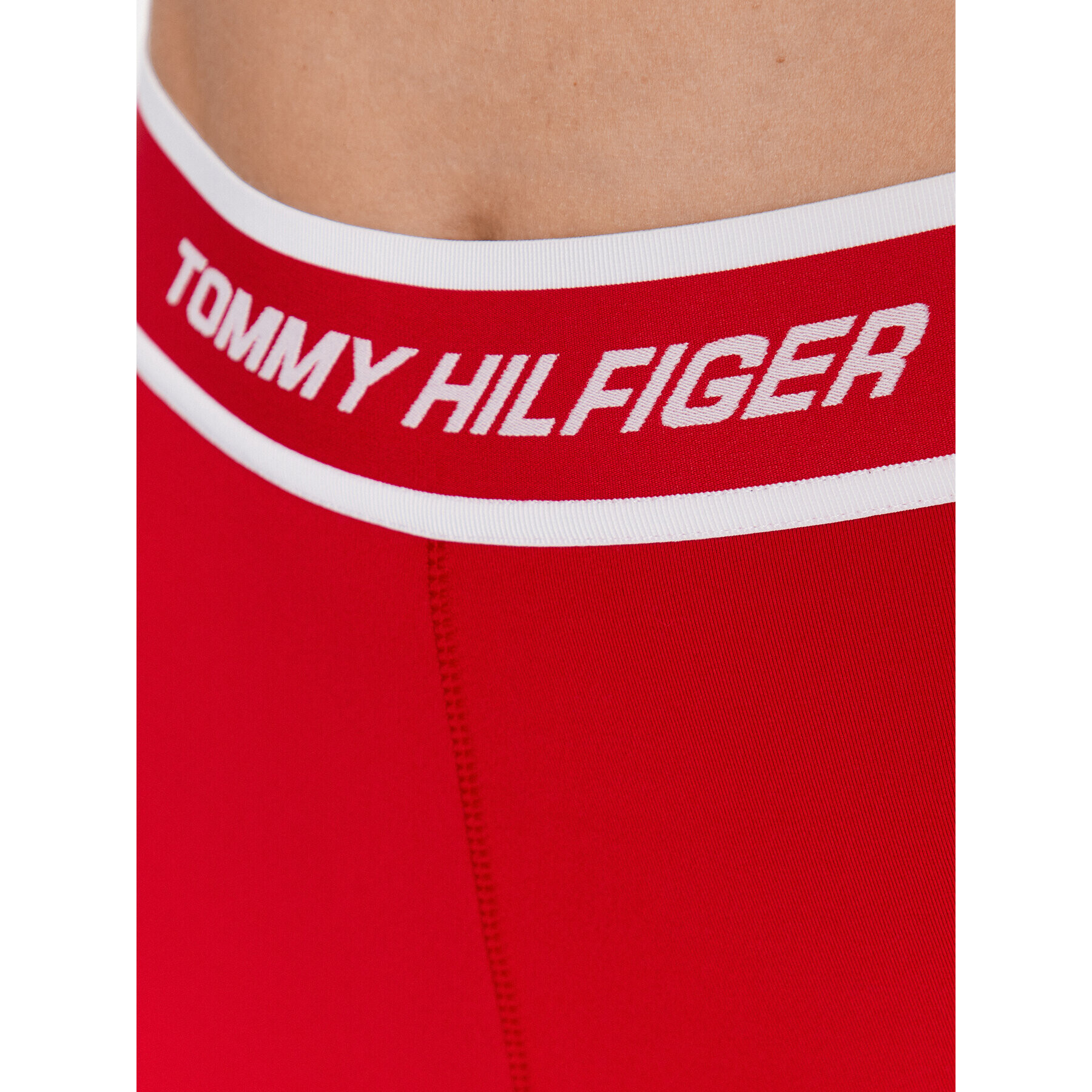 Tommy Hilfiger Спортни шорти Fitted Tape S10S101704 Червен Skinny Fit - Pepit.bg