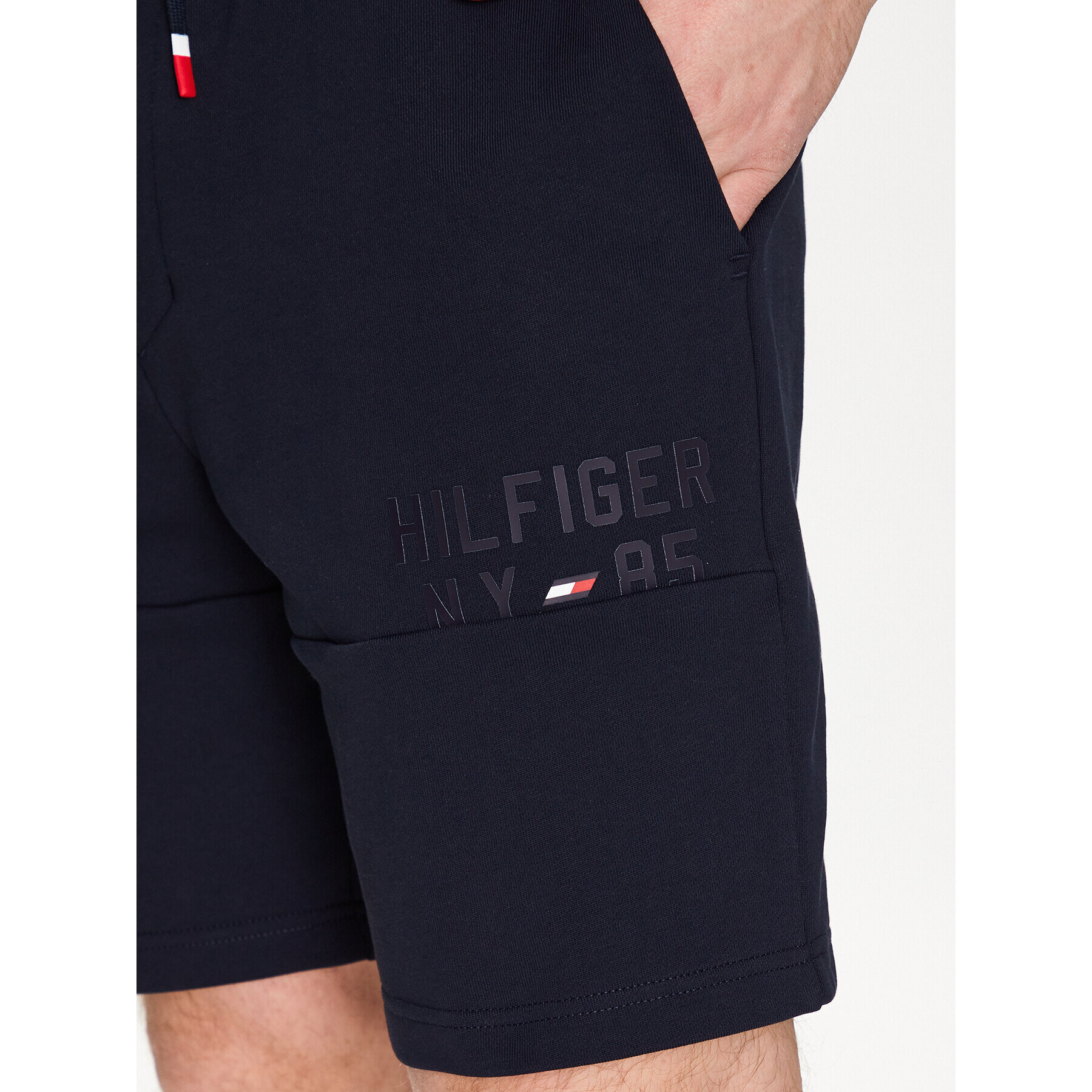 Tommy Hilfiger Спортни шорти Graphic MW0MW30413 Тъмносин Regular Fit - Pepit.bg