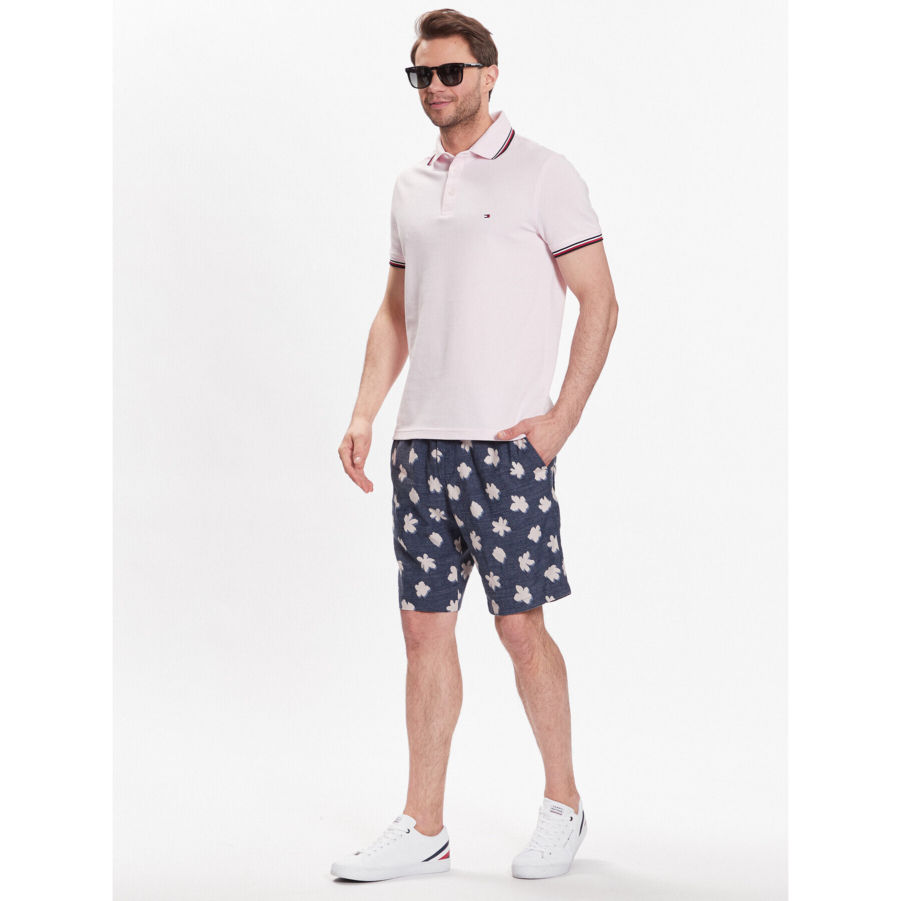 Tommy Hilfiger Спортни шорти Harlem MW0MW31241 Тъмносин Relaxed Fit - Pepit.bg