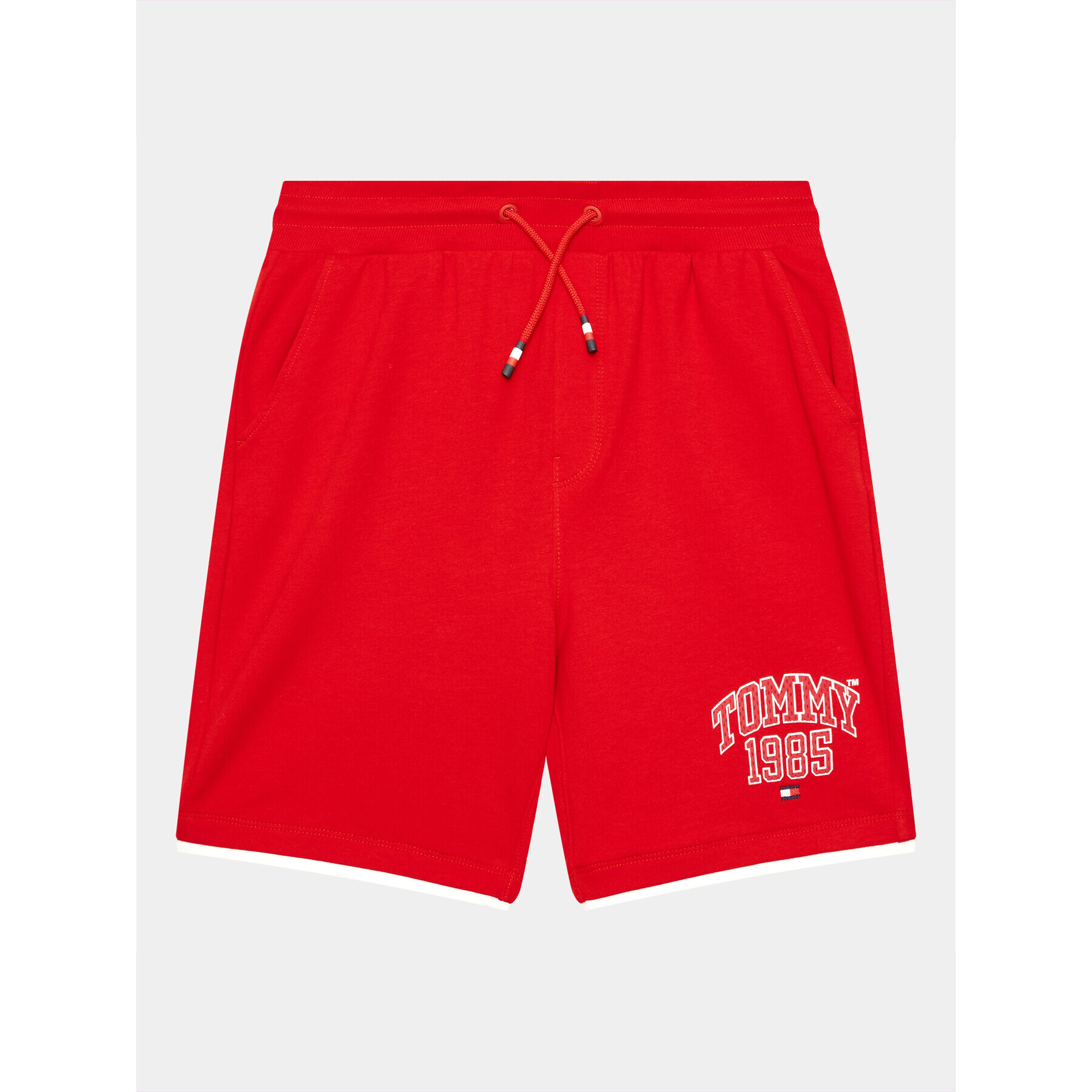 Tommy Hilfiger Спортни шорти KB0KB08118 D Червен Regular Fit - Pepit.bg