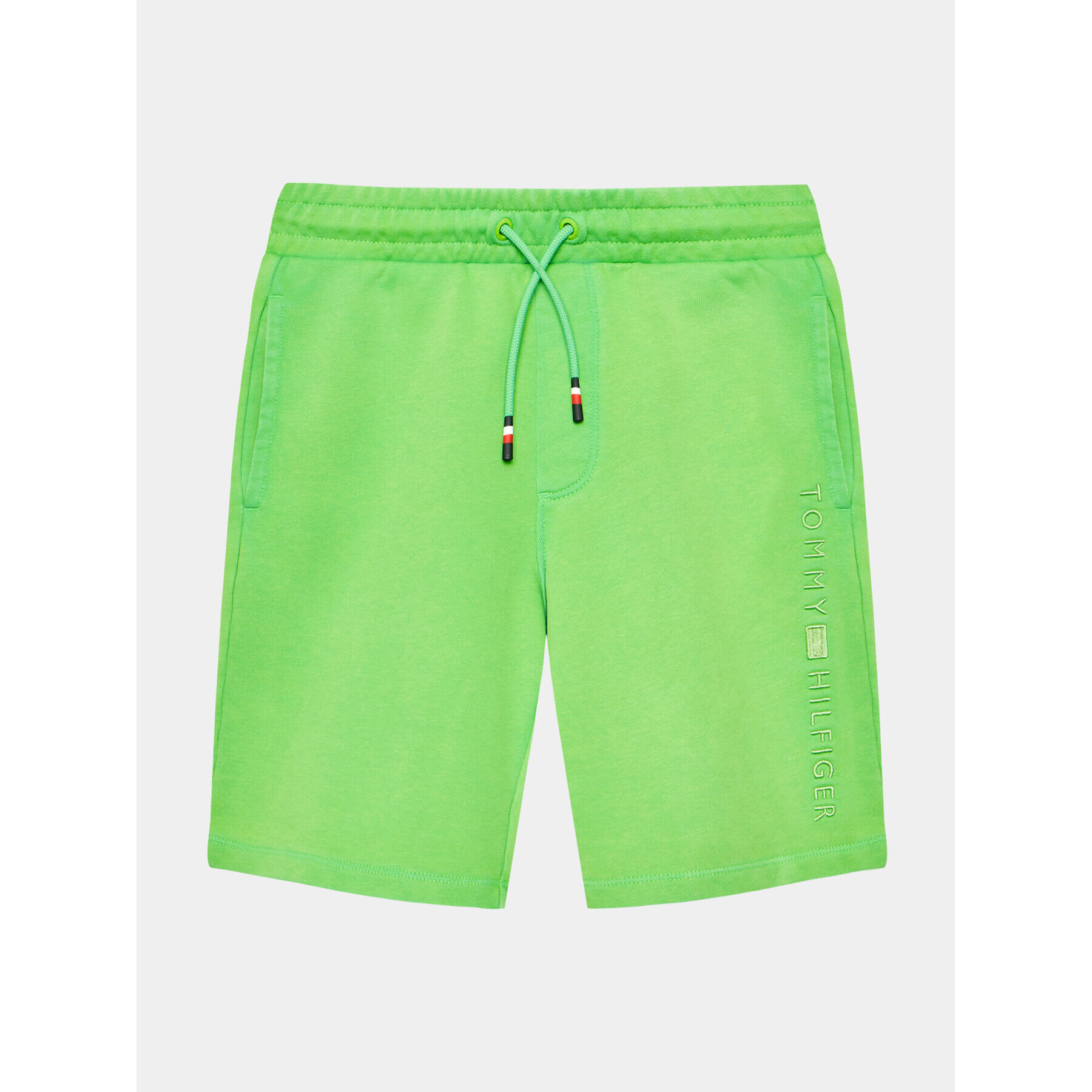 Tommy Hilfiger Спортни шорти KB0KB08238 D Зелен Regular Fit - Pepit.bg