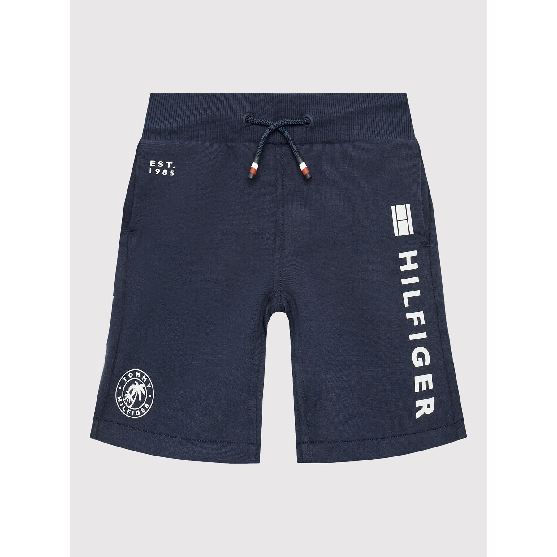Tommy Hilfiger Спортни шорти Multi Placement KB0KB07408 M Тъмносин Regular Fit - Pepit.bg