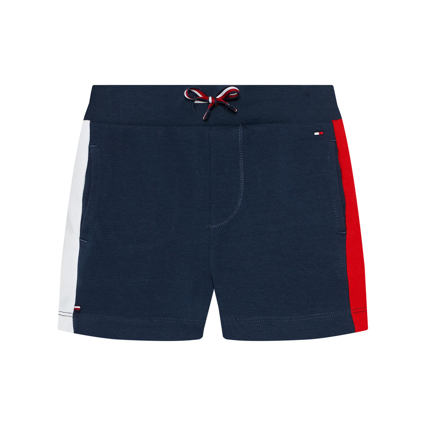 Tommy Hilfiger Спортни шорти Sidestripe KN0KN01291 Тъмносин Regular Fit - Pepit.bg