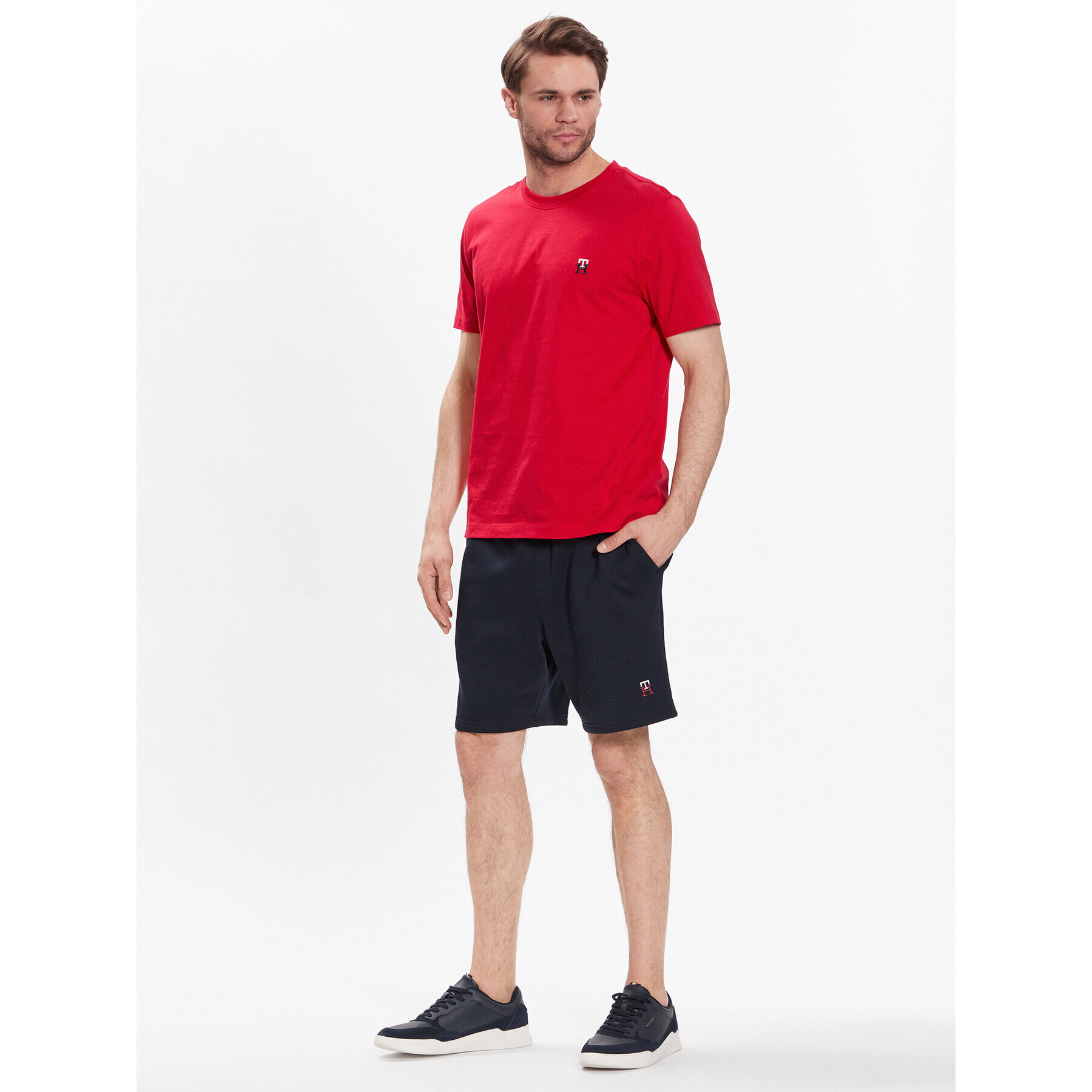 Tommy Hilfiger Спортни шорти Small Imd MW0MW30032 Тъмносин Regular Fit - Pepit.bg