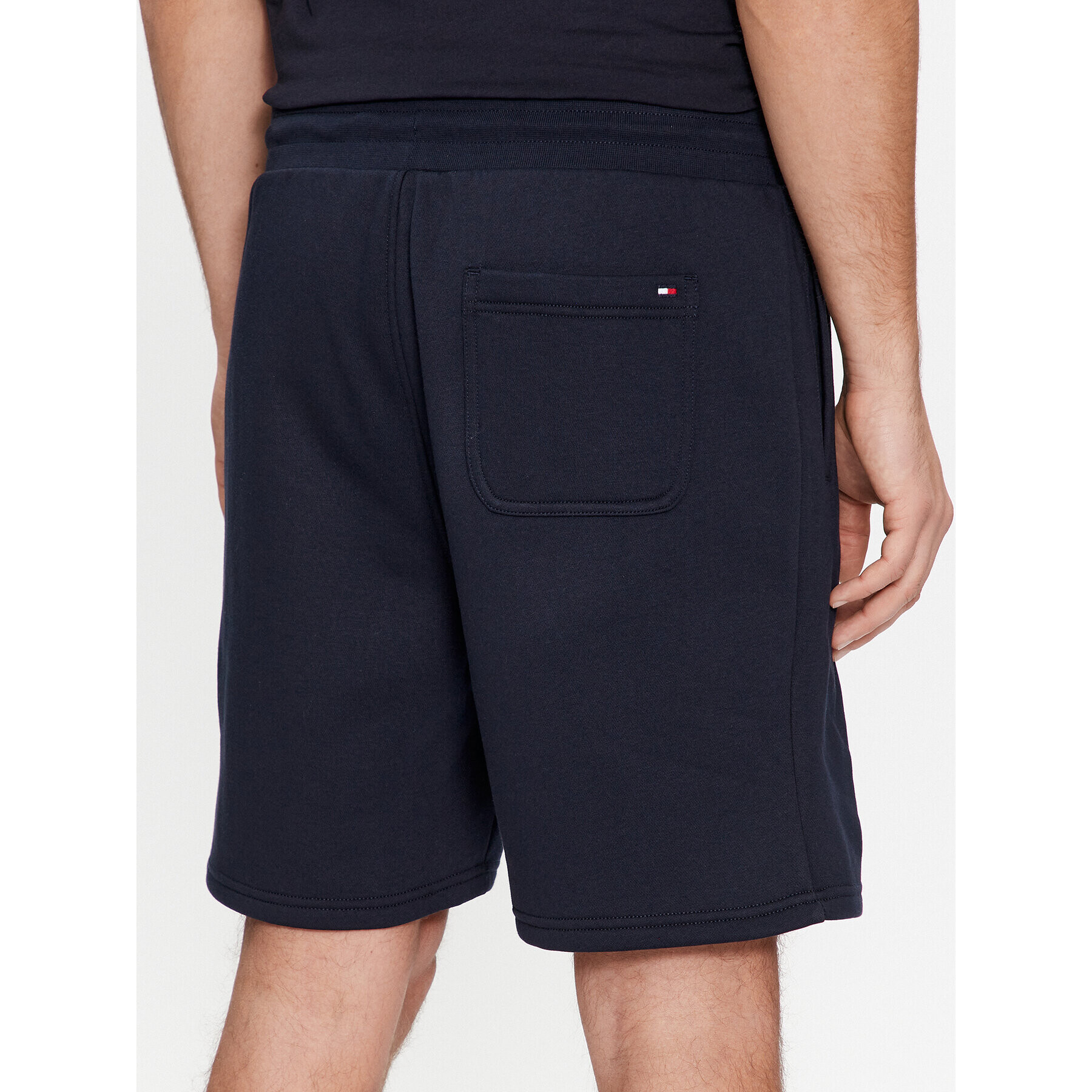 Tommy Hilfiger Спортни шорти Small Tommy Logo Sweatshorts MW0MW34201 Тъмносин Regular Fit - Pepit.bg