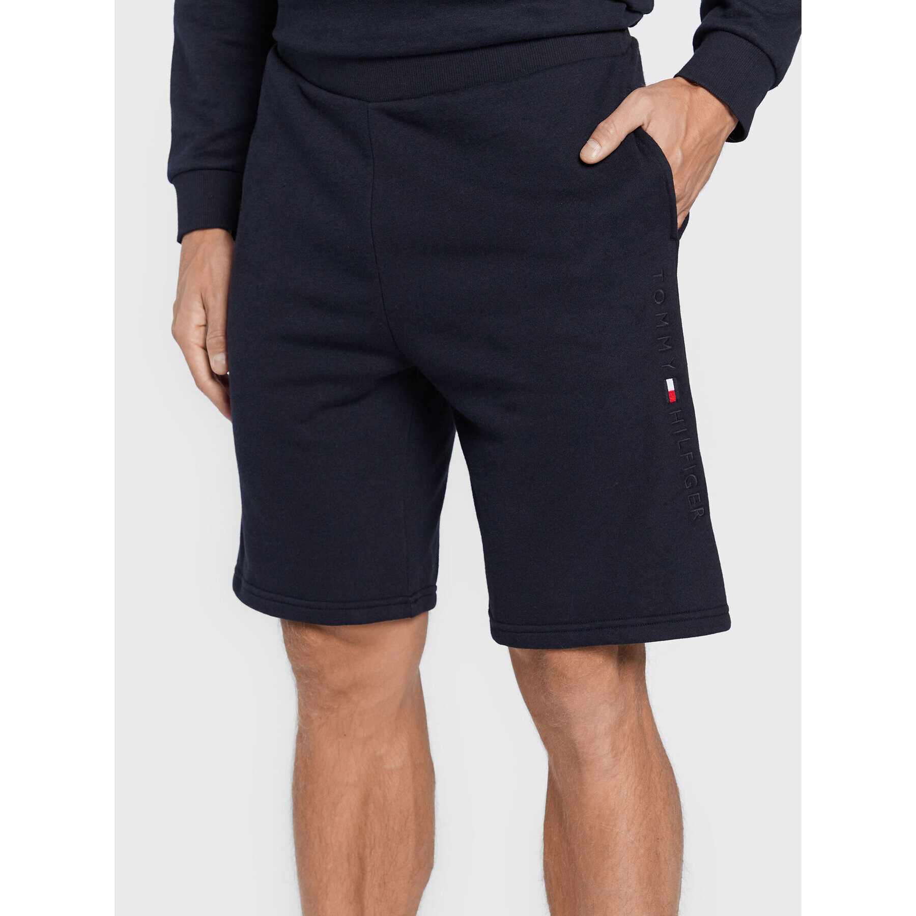 Tommy Hilfiger Спортни шорти UM0UM02678 Тъмносин Regular Fit - Pepit.bg