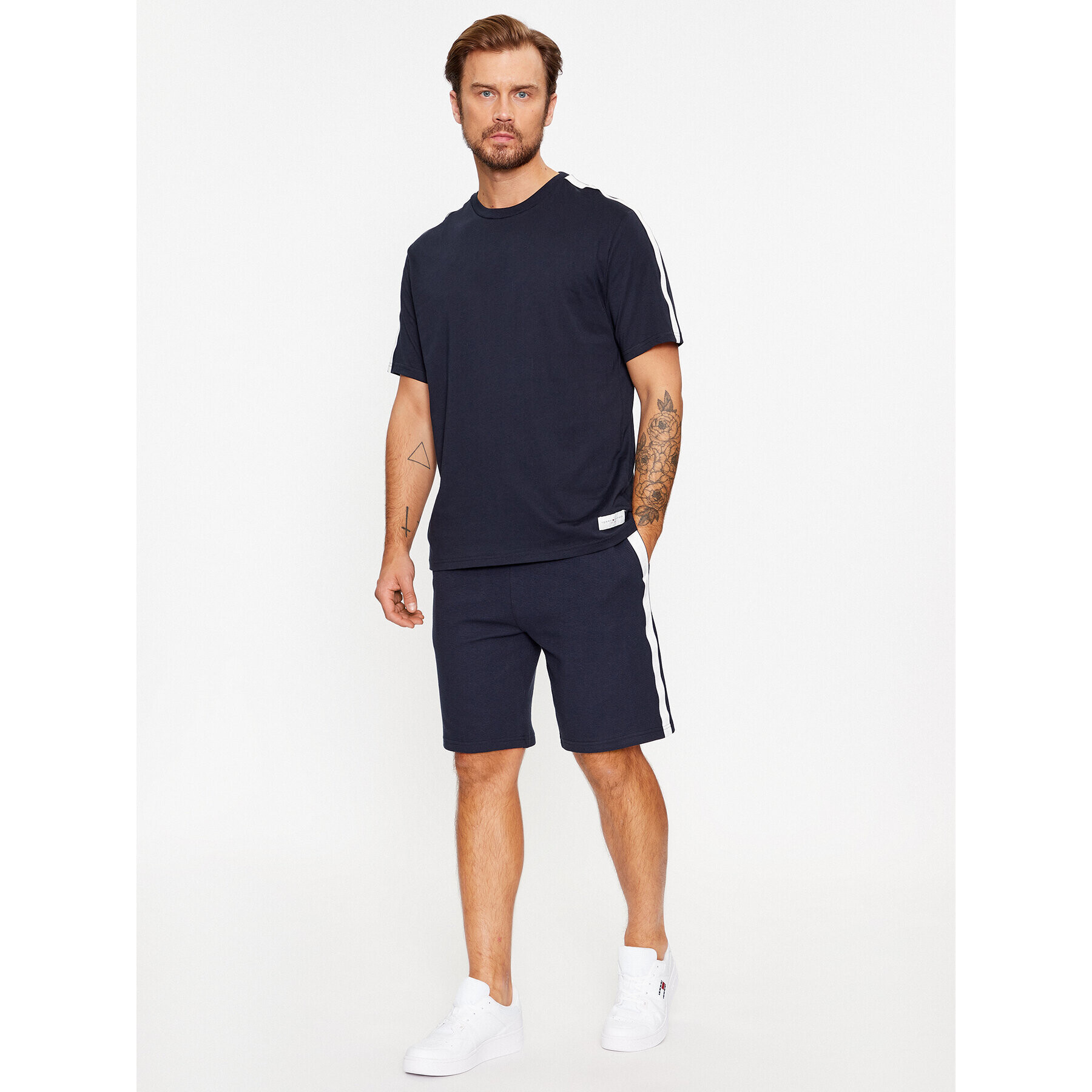 Tommy Hilfiger Спортни шорти UM0UM03008 Тъмносин Regular Fit - Pepit.bg