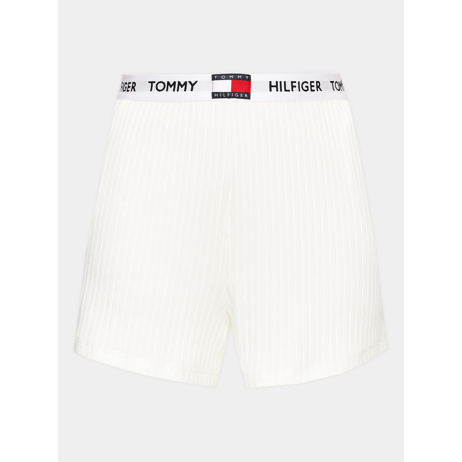 Tommy Hilfiger Спортни шорти UW0UW04418 Бял Slim Fit - Pepit.bg