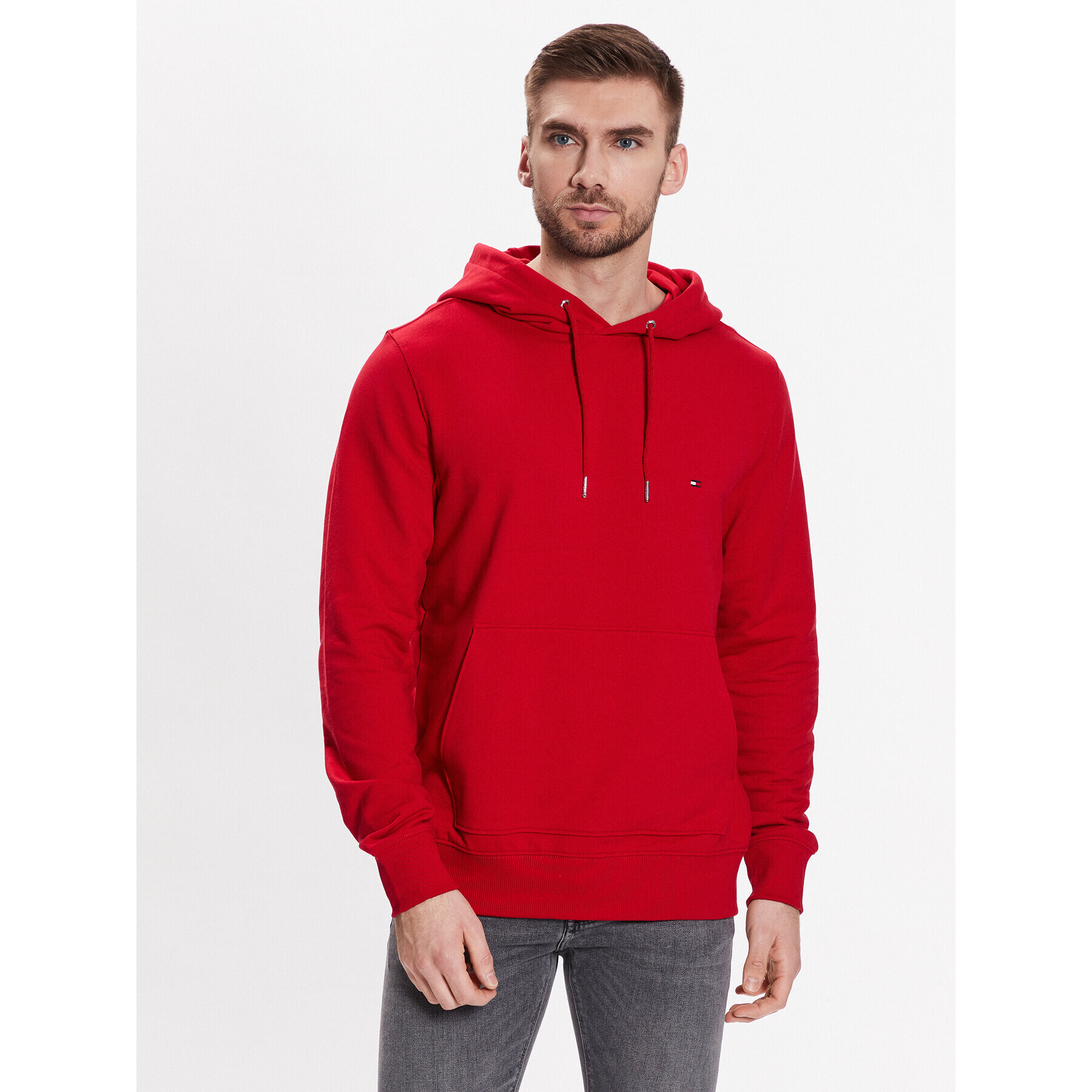 Tommy Hilfiger Суитшърт 1985 MW0MW24352 Червен Regular Fit - Pepit.bg