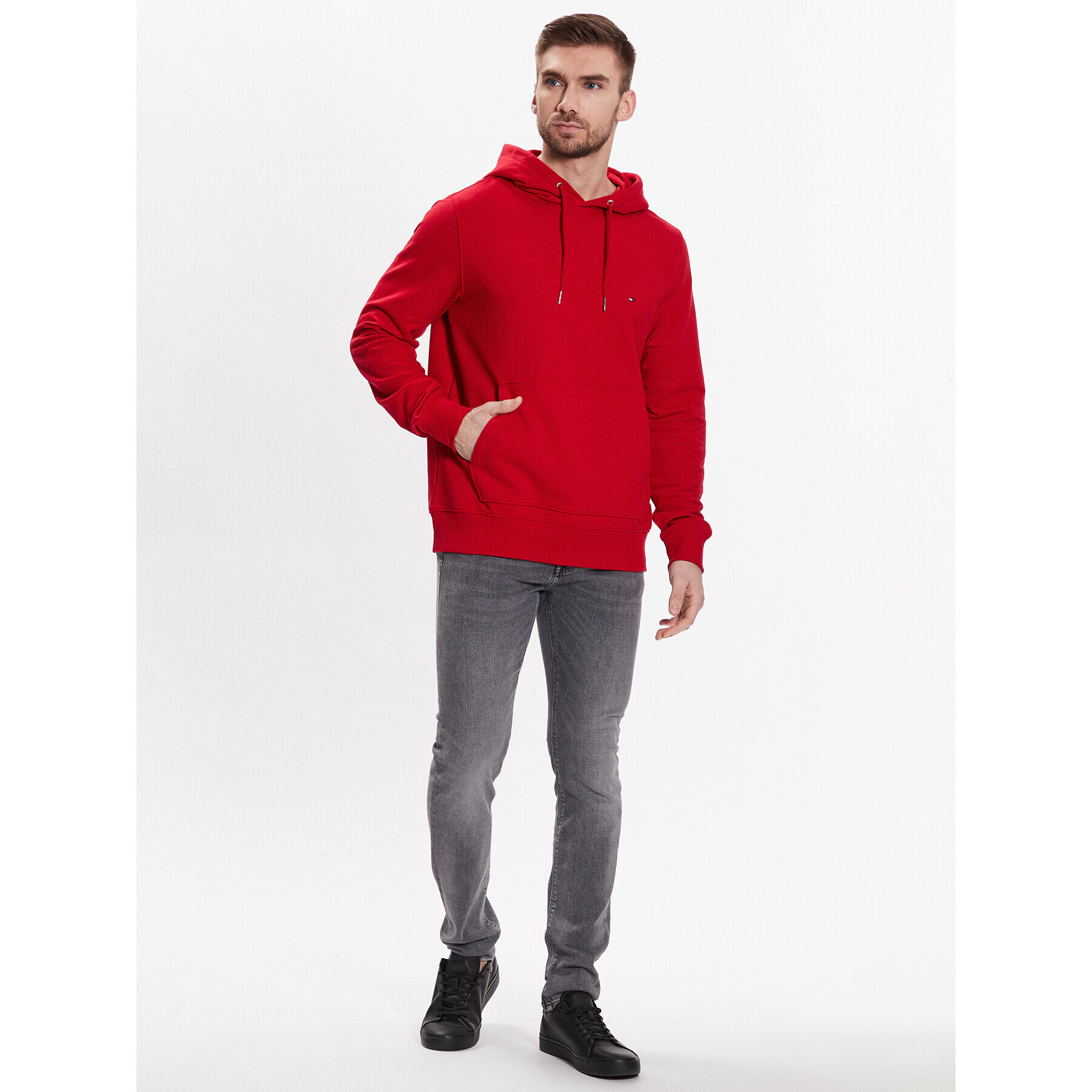 Tommy Hilfiger Суитшърт 1985 MW0MW24352 Червен Regular Fit - Pepit.bg