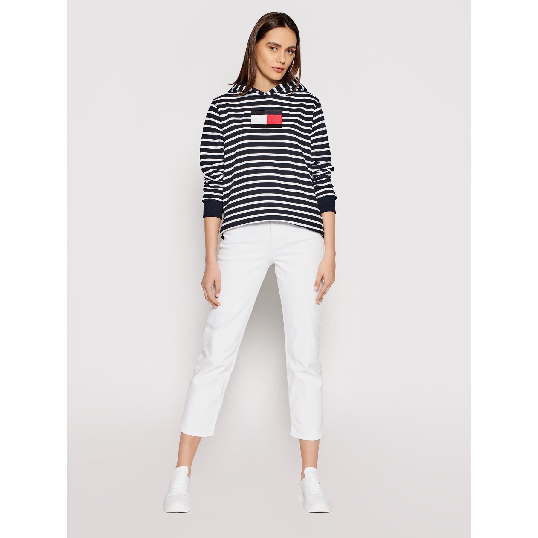 Tommy Hilfiger Суитшърт Abo Flag WW0WW32440 Тъмносин Regular Fit - Pepit.bg