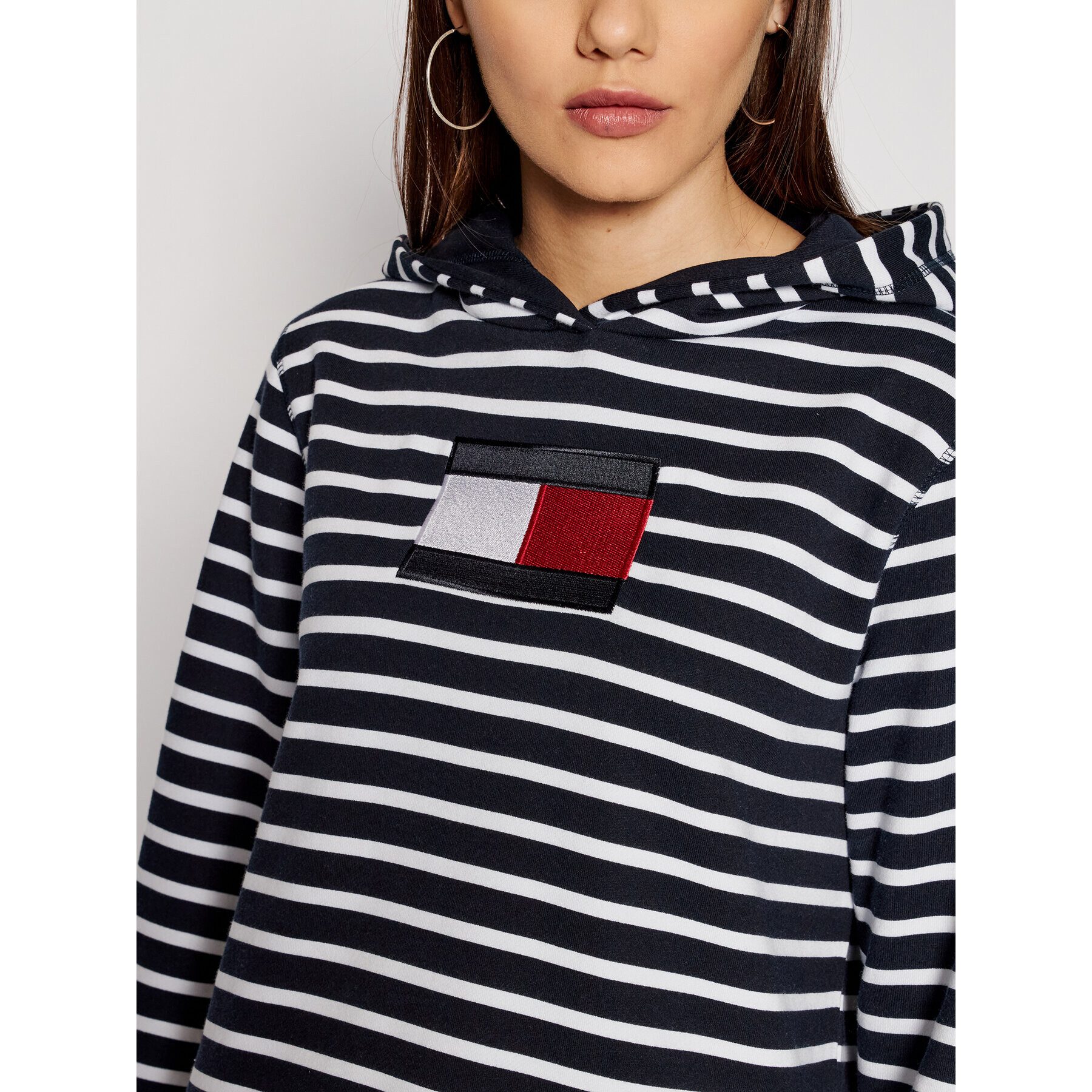 Tommy Hilfiger Суитшърт Abo Flag WW0WW32440 Тъмносин Regular Fit - Pepit.bg