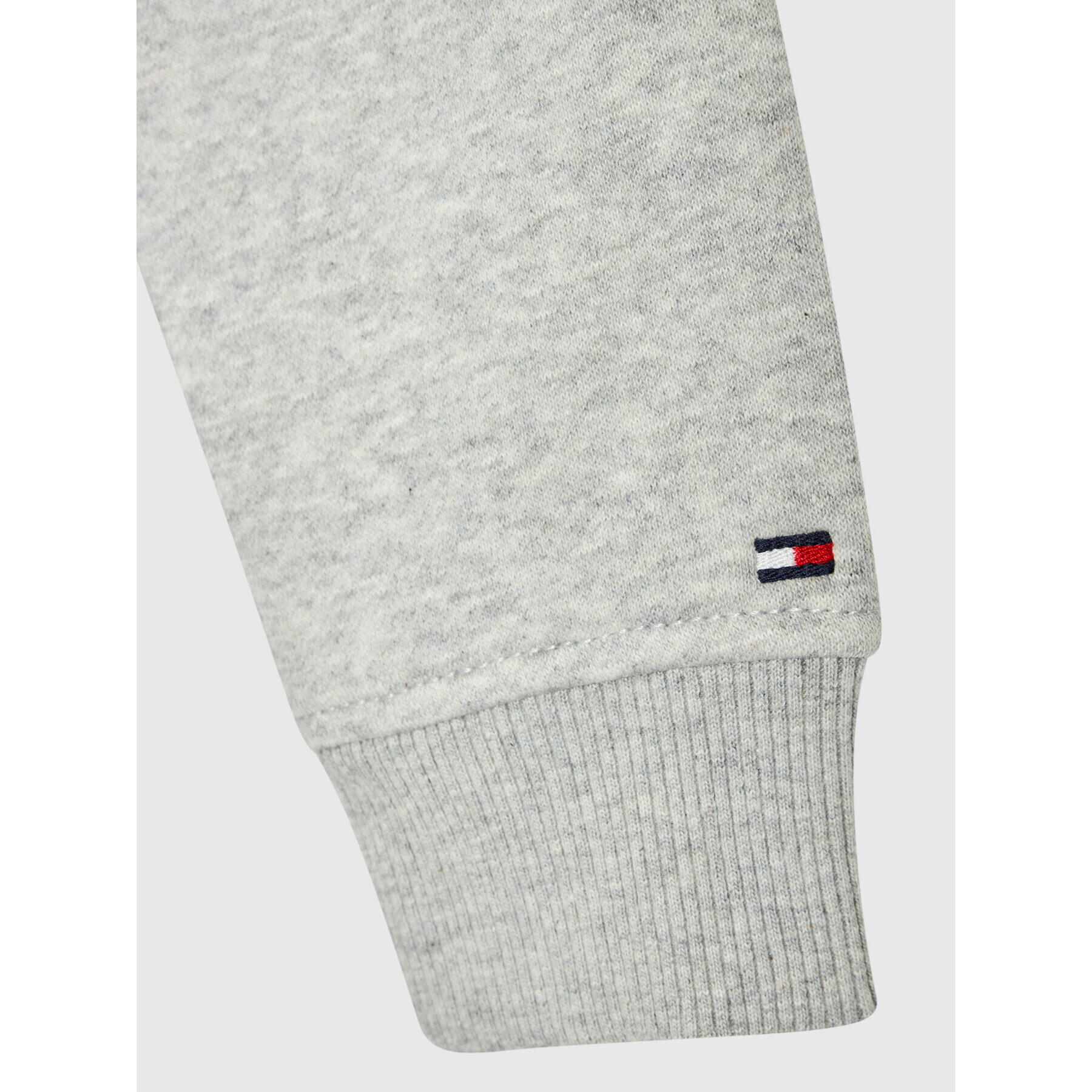 Tommy Hilfiger Суитшърт Applique Logo Hoodie KB0KB06904 M Сив Regular Fit - Pepit.bg