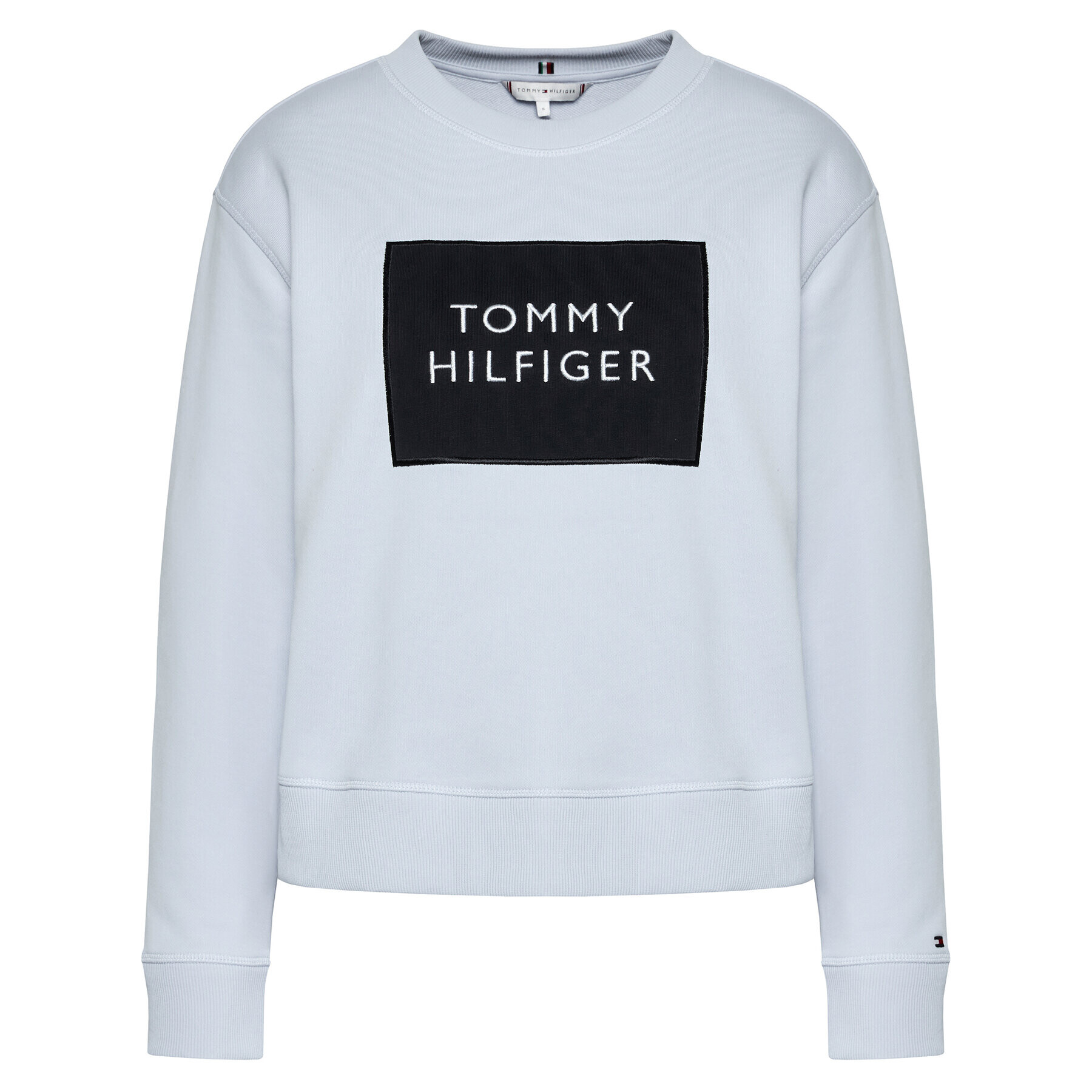 Tommy Hilfiger Суитшърт Box WW0WW30391 Син Relaxed Fit - Pepit.bg