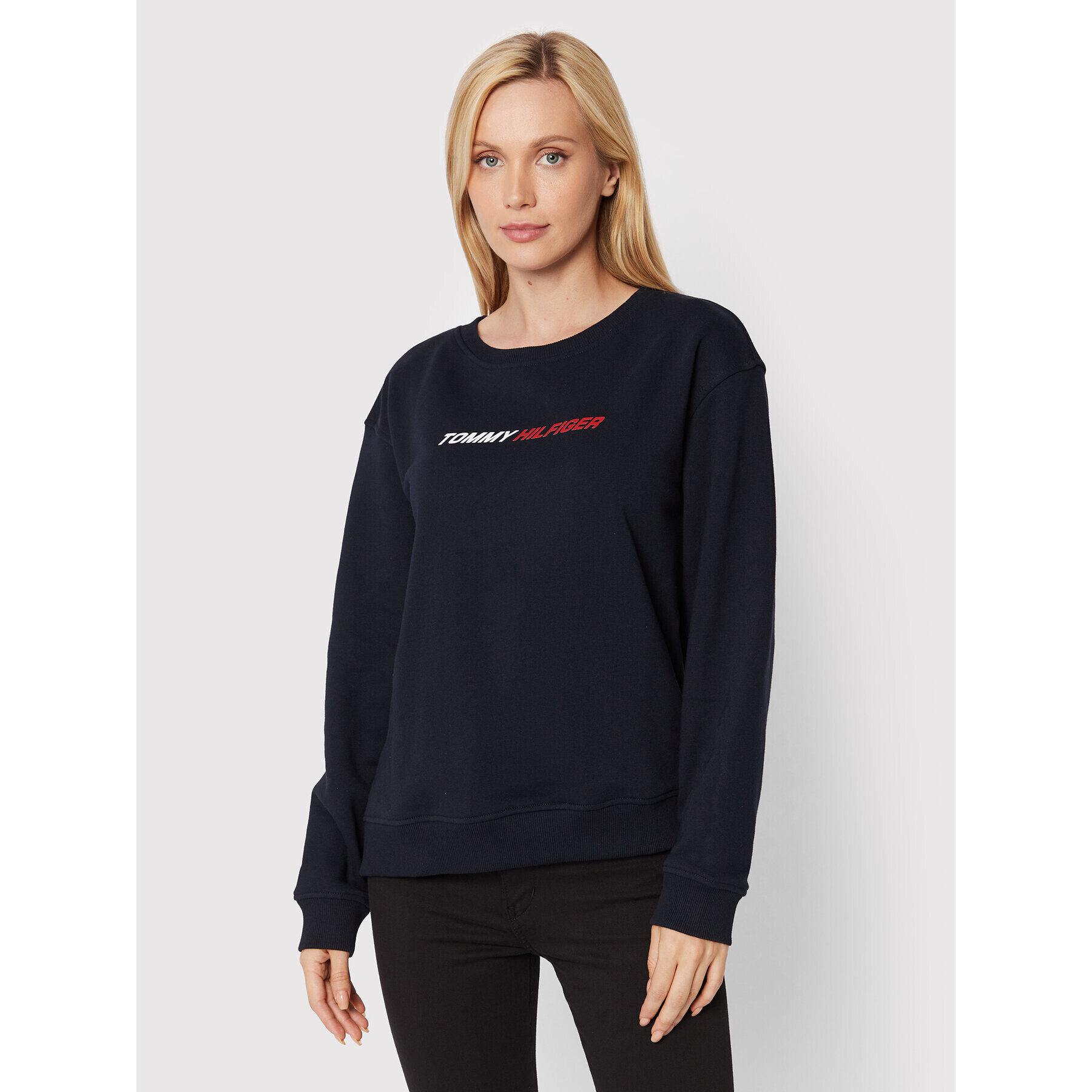 Tommy Hilfiger Суитшърт Branded S10S101369 Тъмносин Relaxed Fit - Pepit.bg