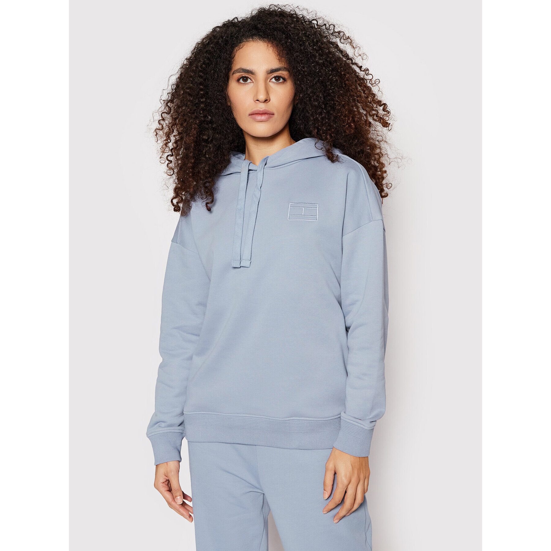 Tommy Hilfiger Суитшърт Circular WW0WW31729 Син Relaxed Fit - Pepit.bg