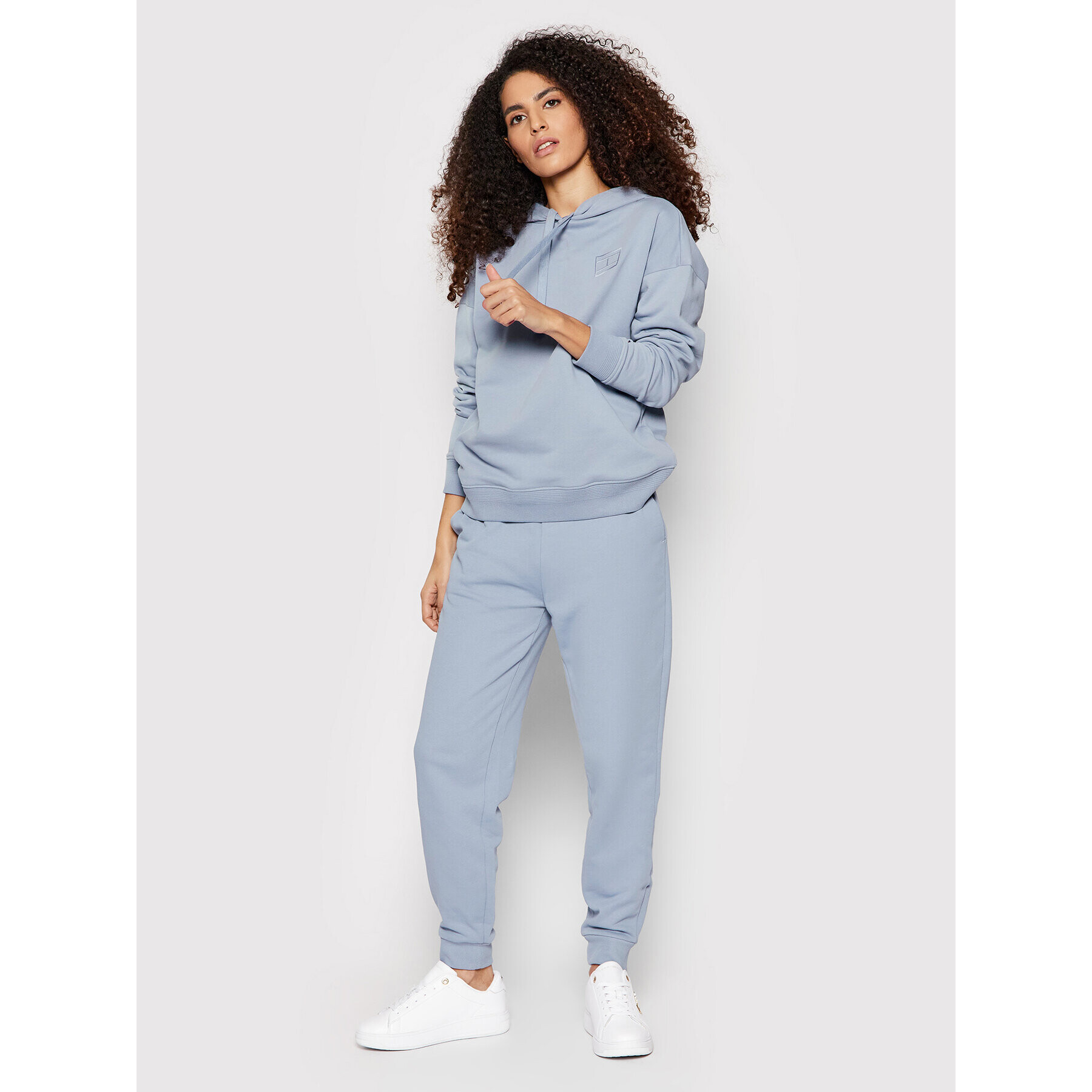 Tommy Hilfiger Суитшърт Circular WW0WW31729 Син Relaxed Fit - Pepit.bg