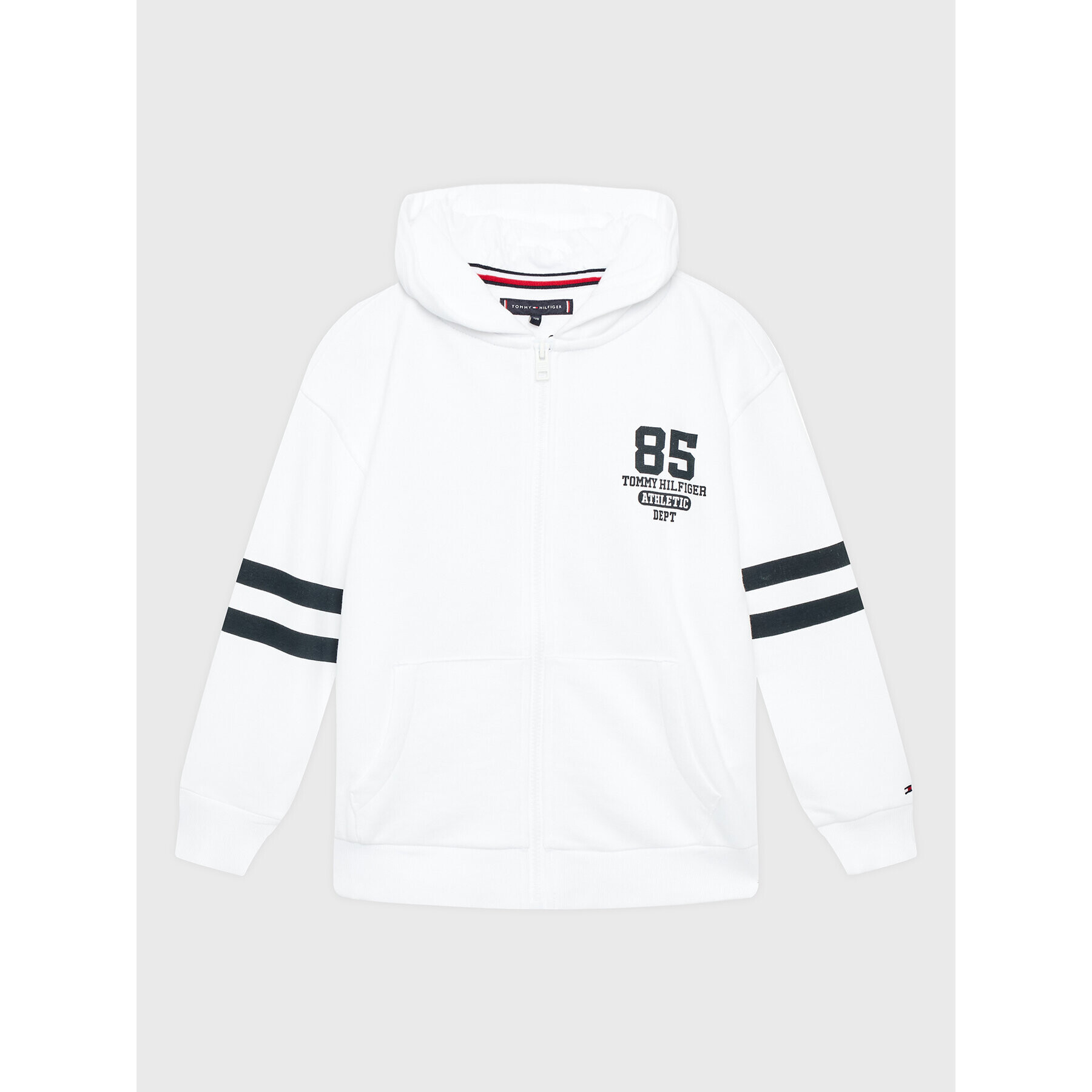 Tommy Hilfiger Суитшърт Collegiate KB0KB07962 D Бял Regular Fit - Pepit.bg