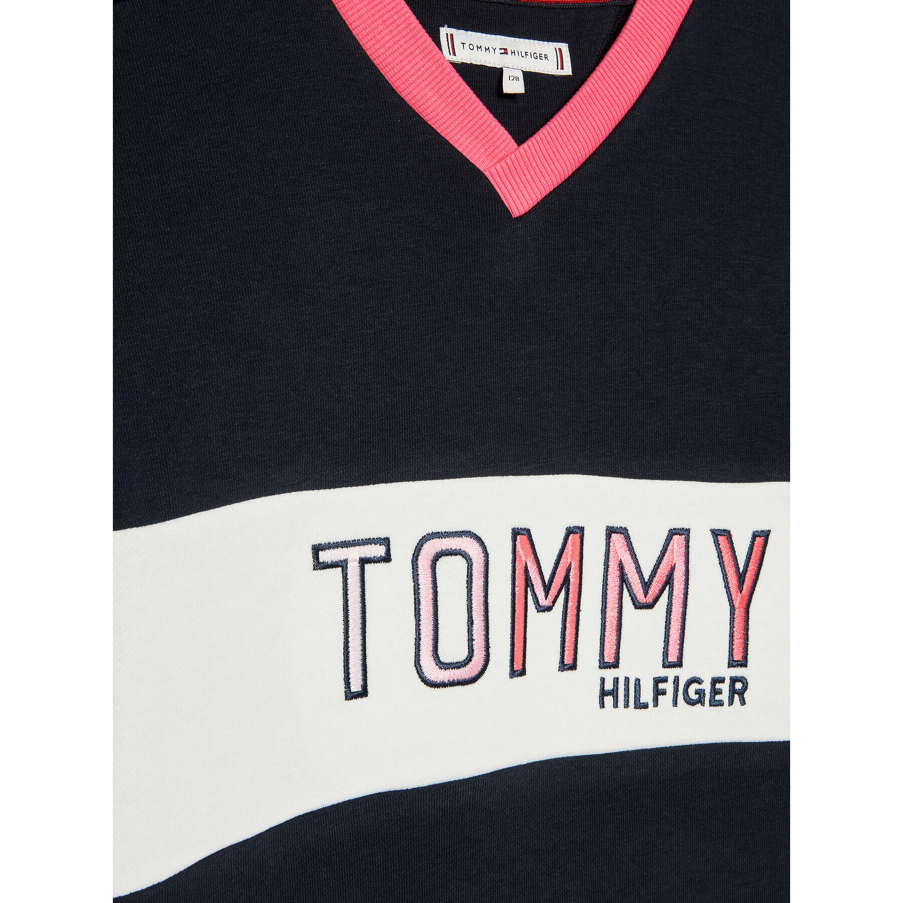 Tommy Hilfiger Суитшърт Colorblock KG0KG06657 Тъмносин Regular Fit - Pepit.bg