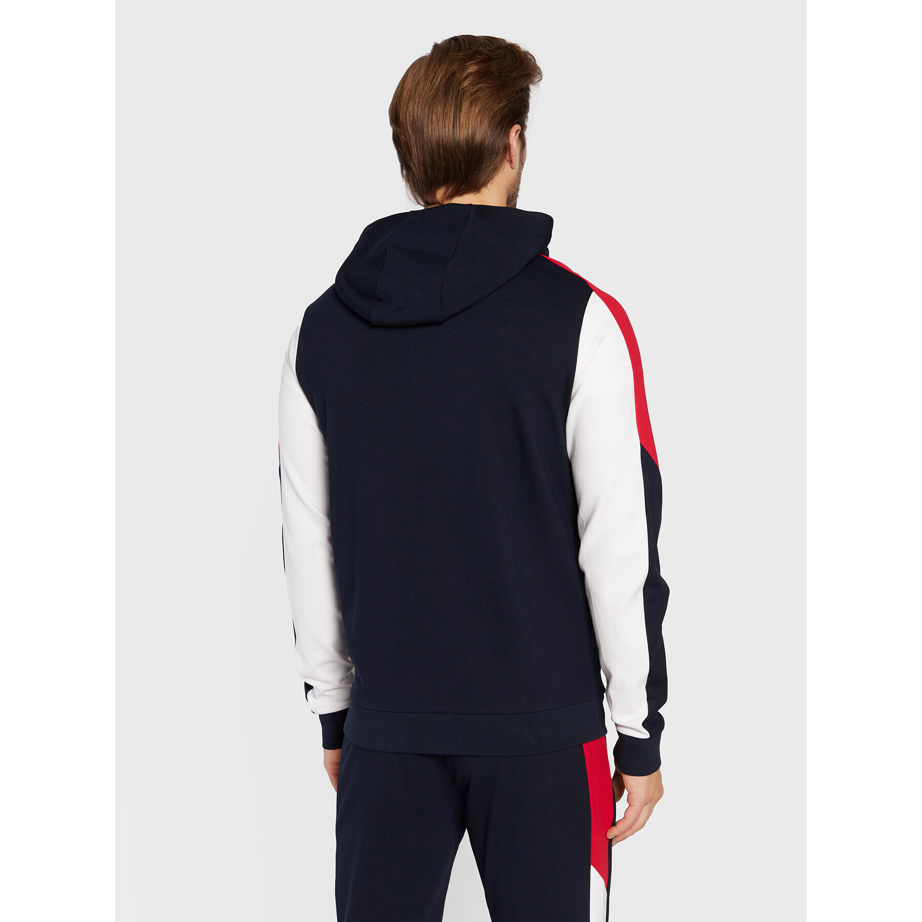 Tommy Hilfiger Суитшърт Colorblocked MW0MW25424 Тъмносин Regular Fit - Pepit.bg