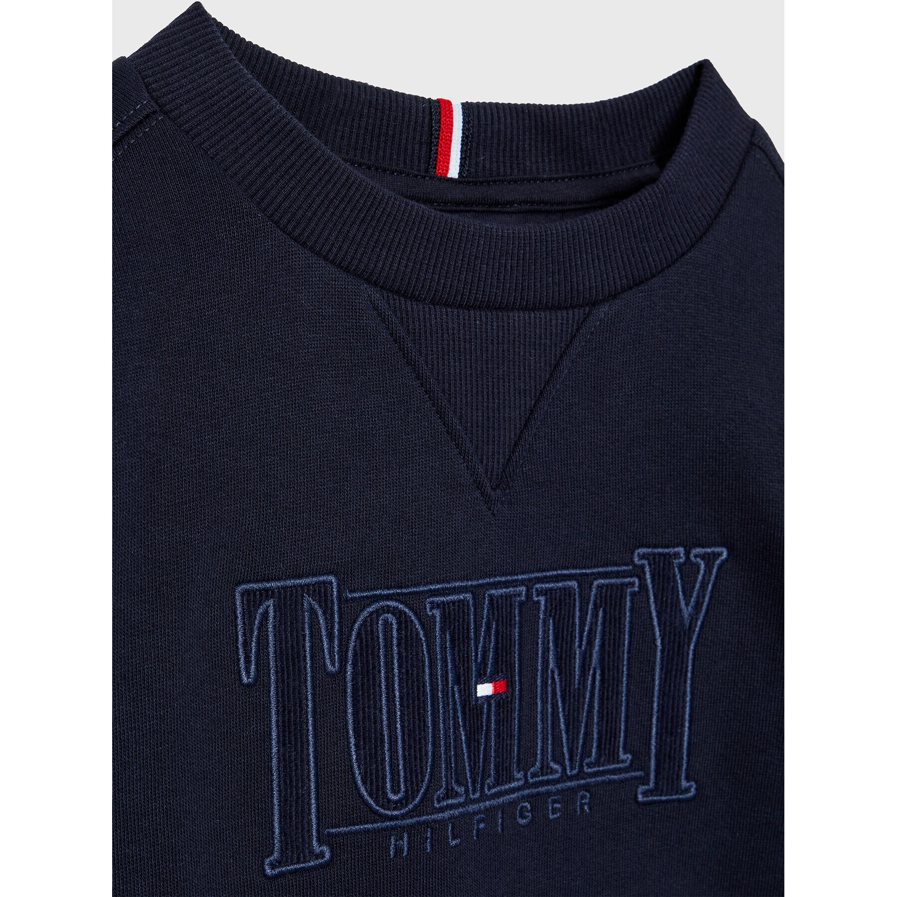 Tommy Hilfiger Суитшърт Cord Apllique KB0KB07776 M Тъмносин Regular Fit - Pepit.bg