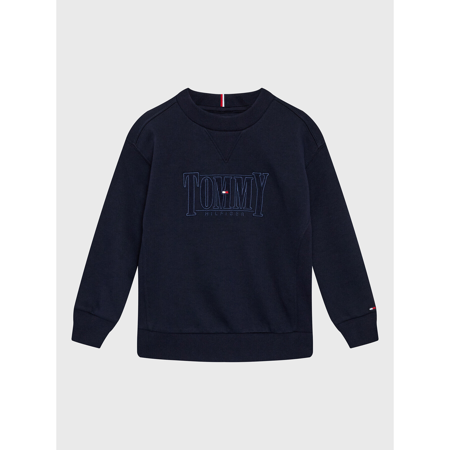 Tommy Hilfiger Суитшърт Cord Applique KB0KB07776 D Тъмносин Regular Fit - Pepit.bg