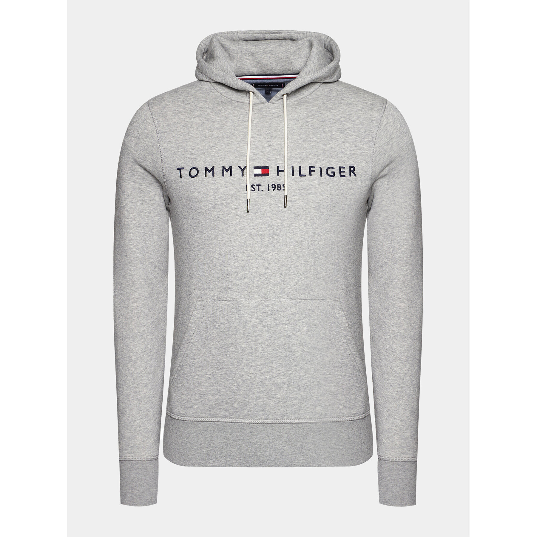 Tommy Hilfiger Суитшърт Core Logo MW0MW10752 Сив Regular Fit - Pepit.bg