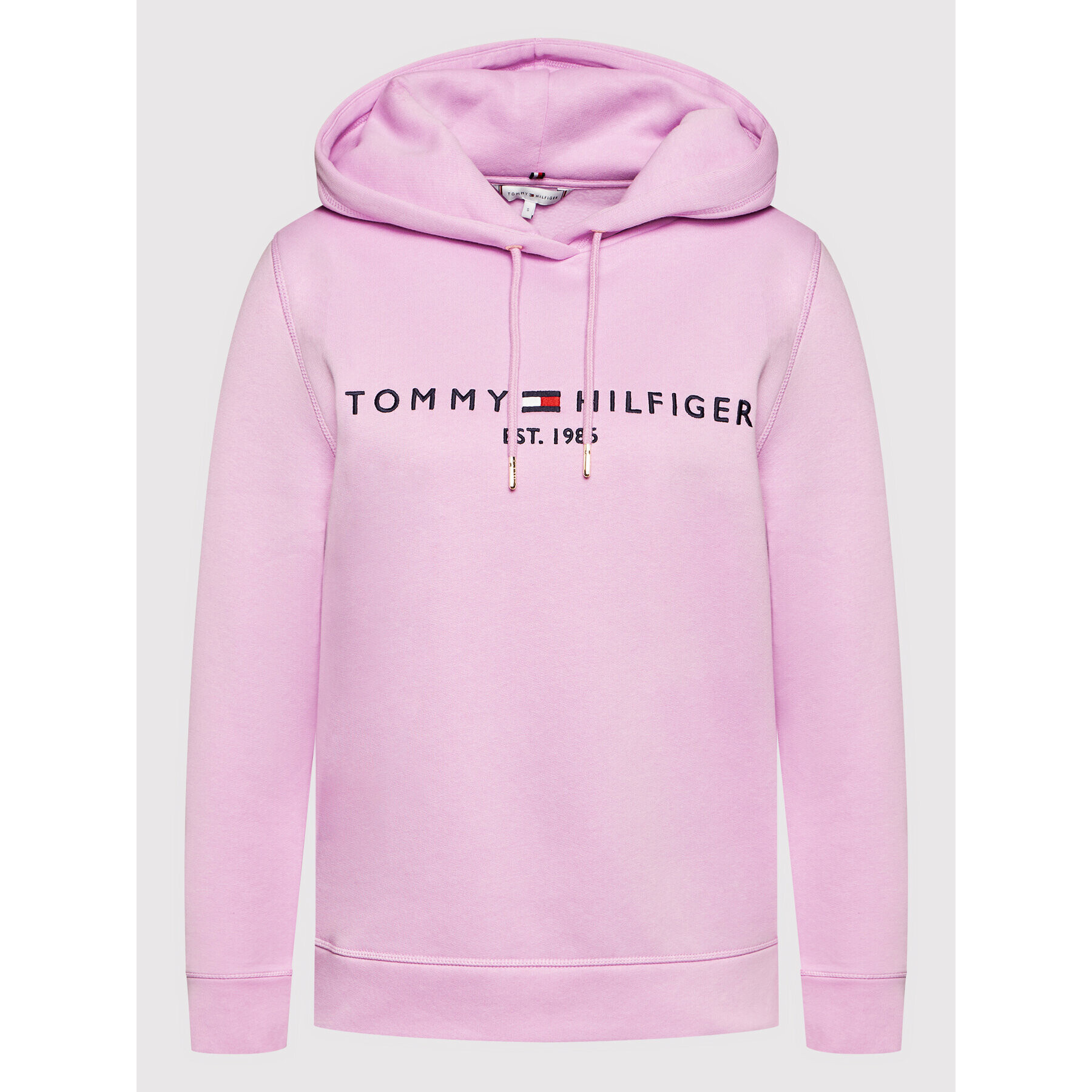 Tommy Hilfiger Суитшърт Ess WW0WW26410 Розов Regular Fit - Pepit.bg