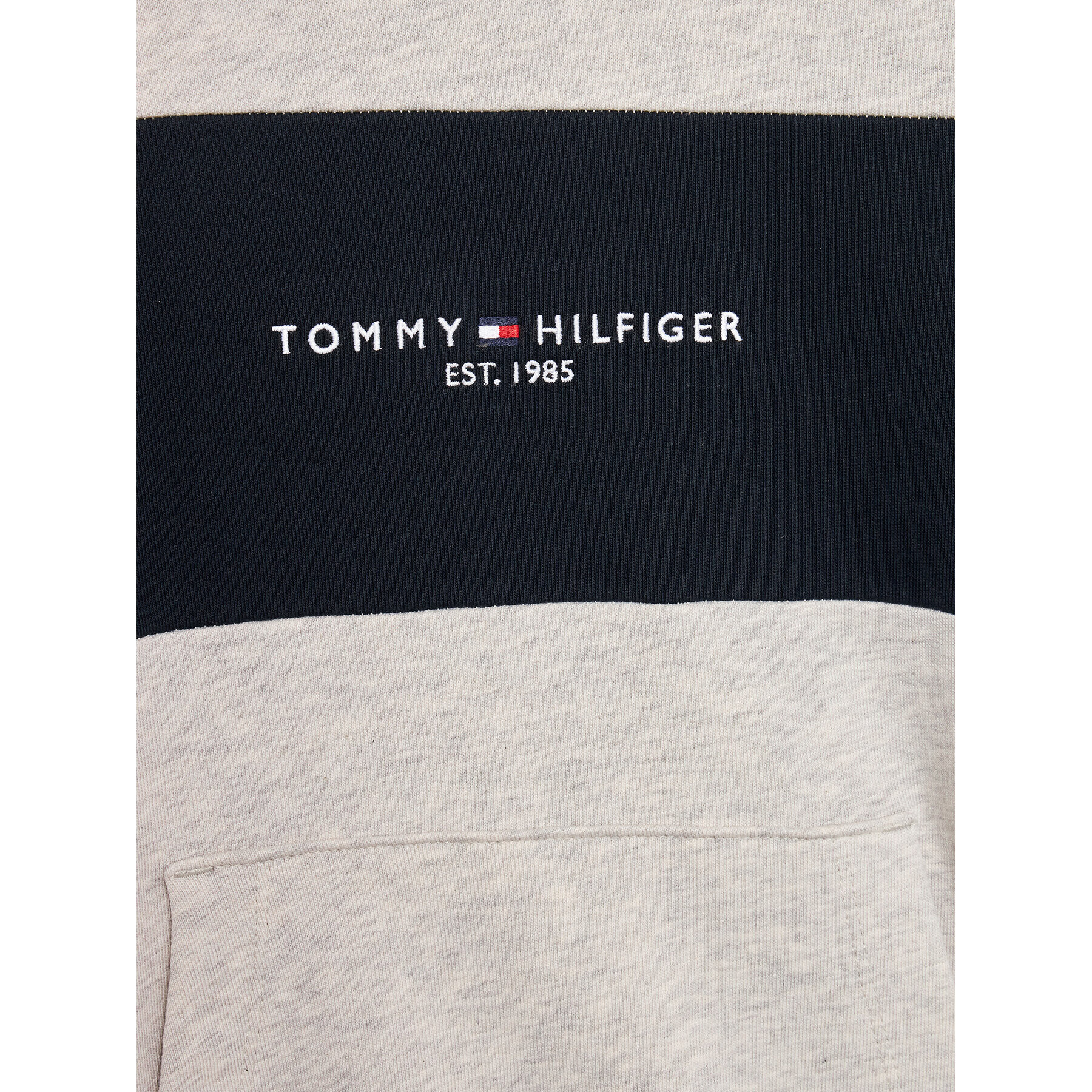 Tommy Hilfiger Суитшърт Essential Colorblock KB0KB08385 M Син Regular Fit - Pepit.bg