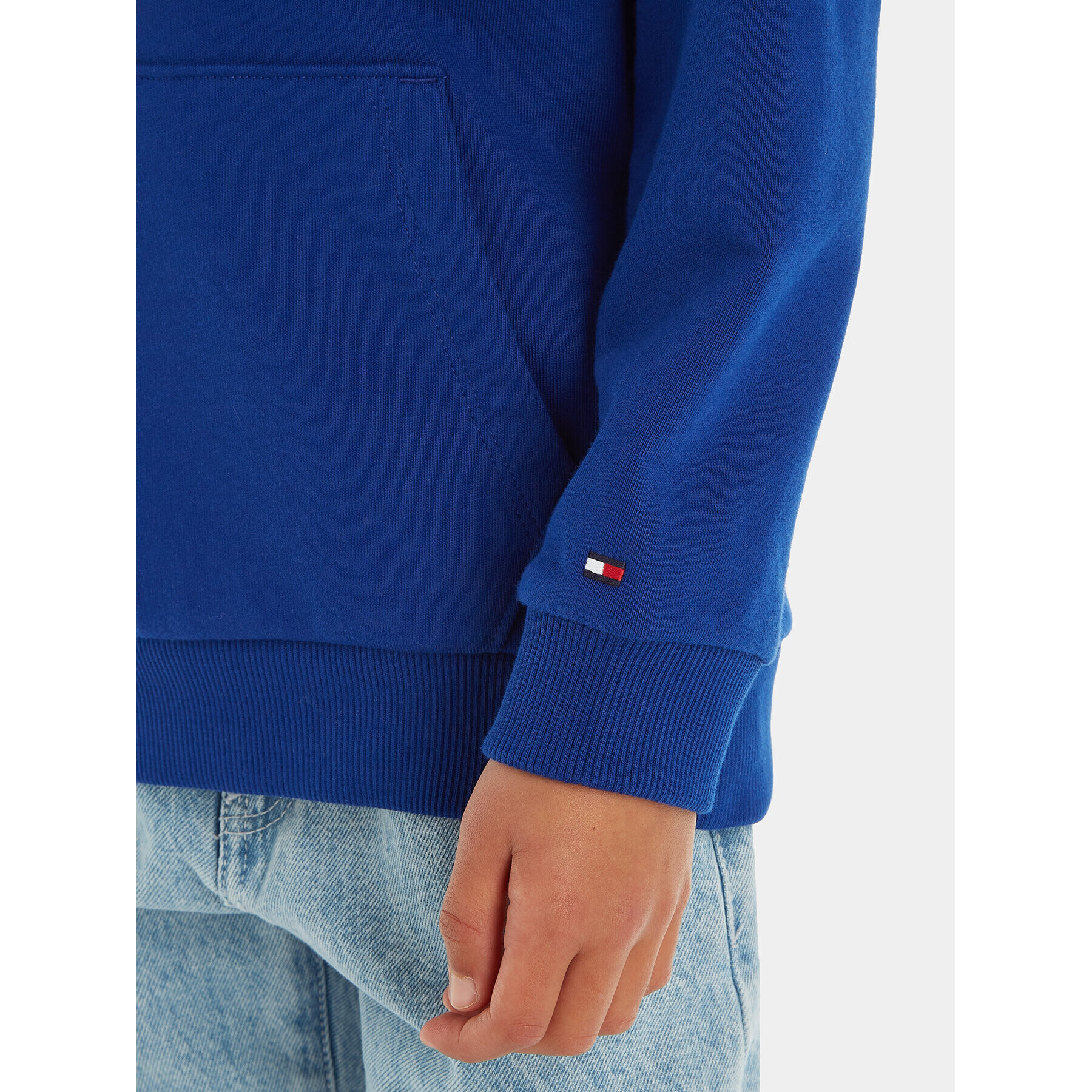 Tommy Hilfiger Суитшърт Essential Colorblock KB0KB08385 Син Regular Fit - Pepit.bg