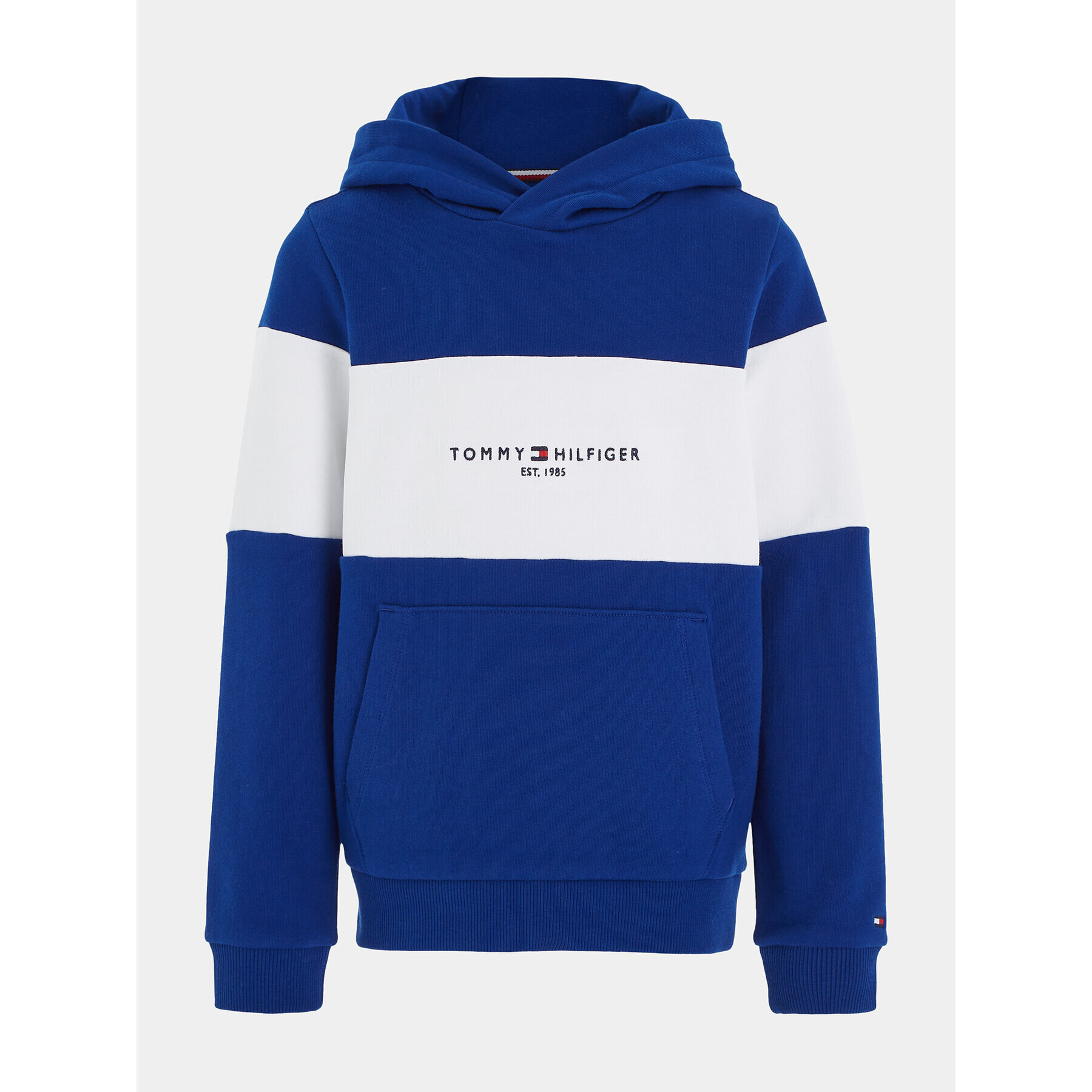 Tommy Hilfiger Суитшърт Essential Colorblock KB0KB08385 Син Regular Fit - Pepit.bg