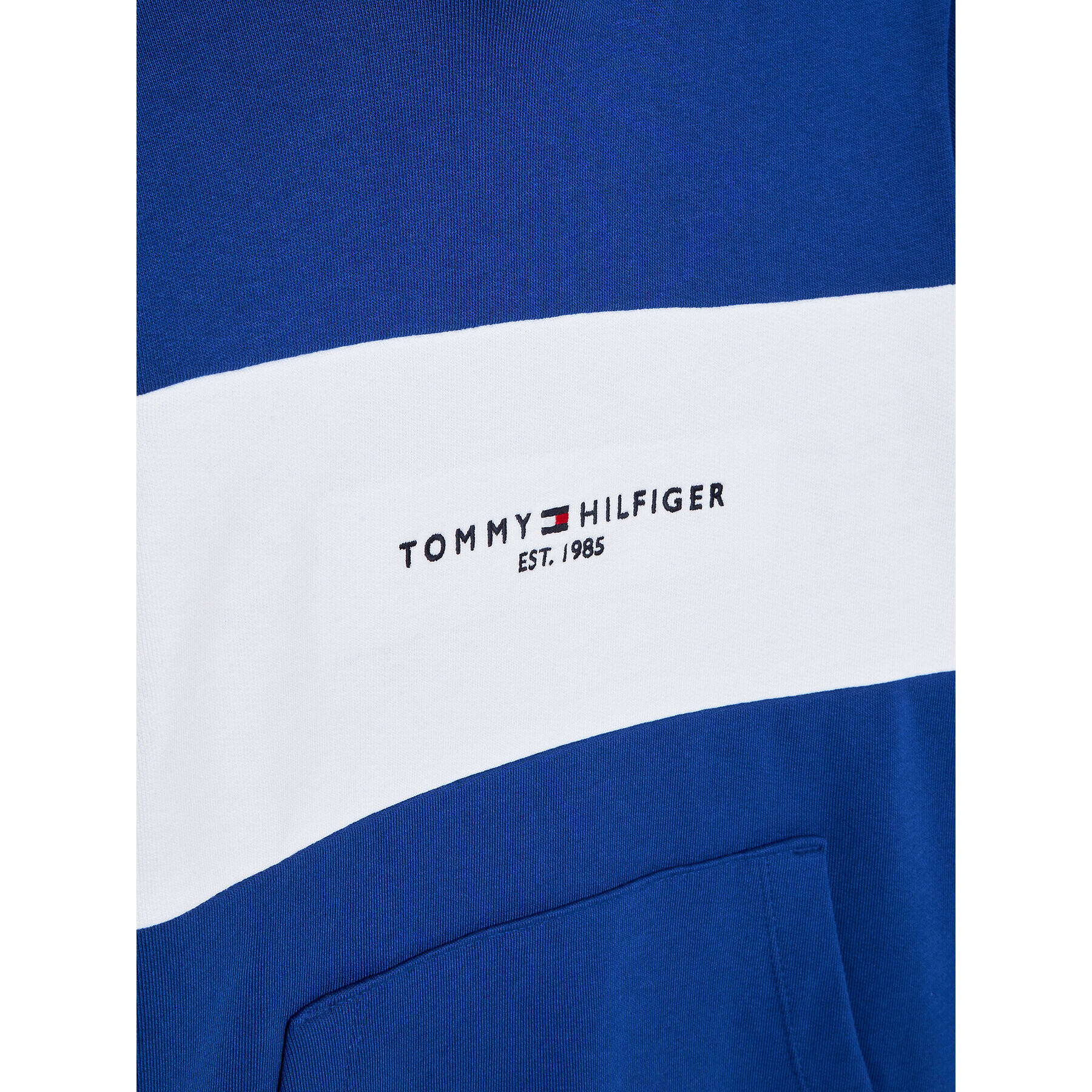 Tommy Hilfiger Суитшърт Essential Colorblock KB0KB08385 Син Regular Fit - Pepit.bg
