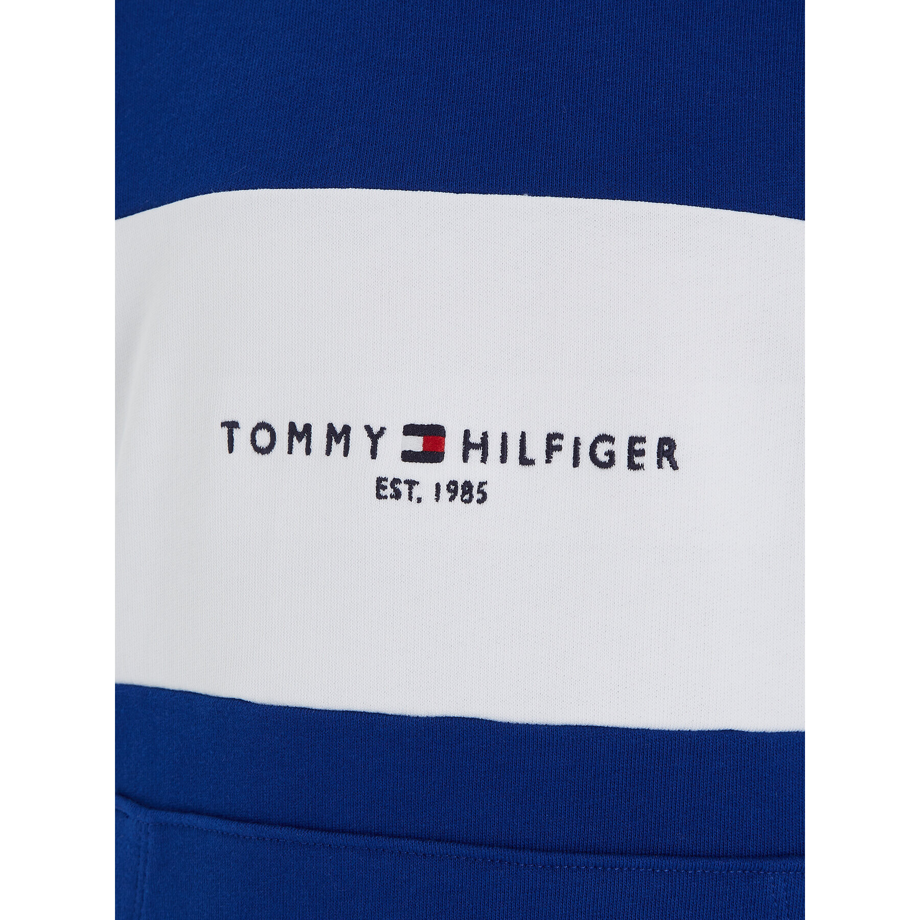 Tommy Hilfiger Суитшърт Essential Colorblock KB0KB08385 Син Regular Fit - Pepit.bg