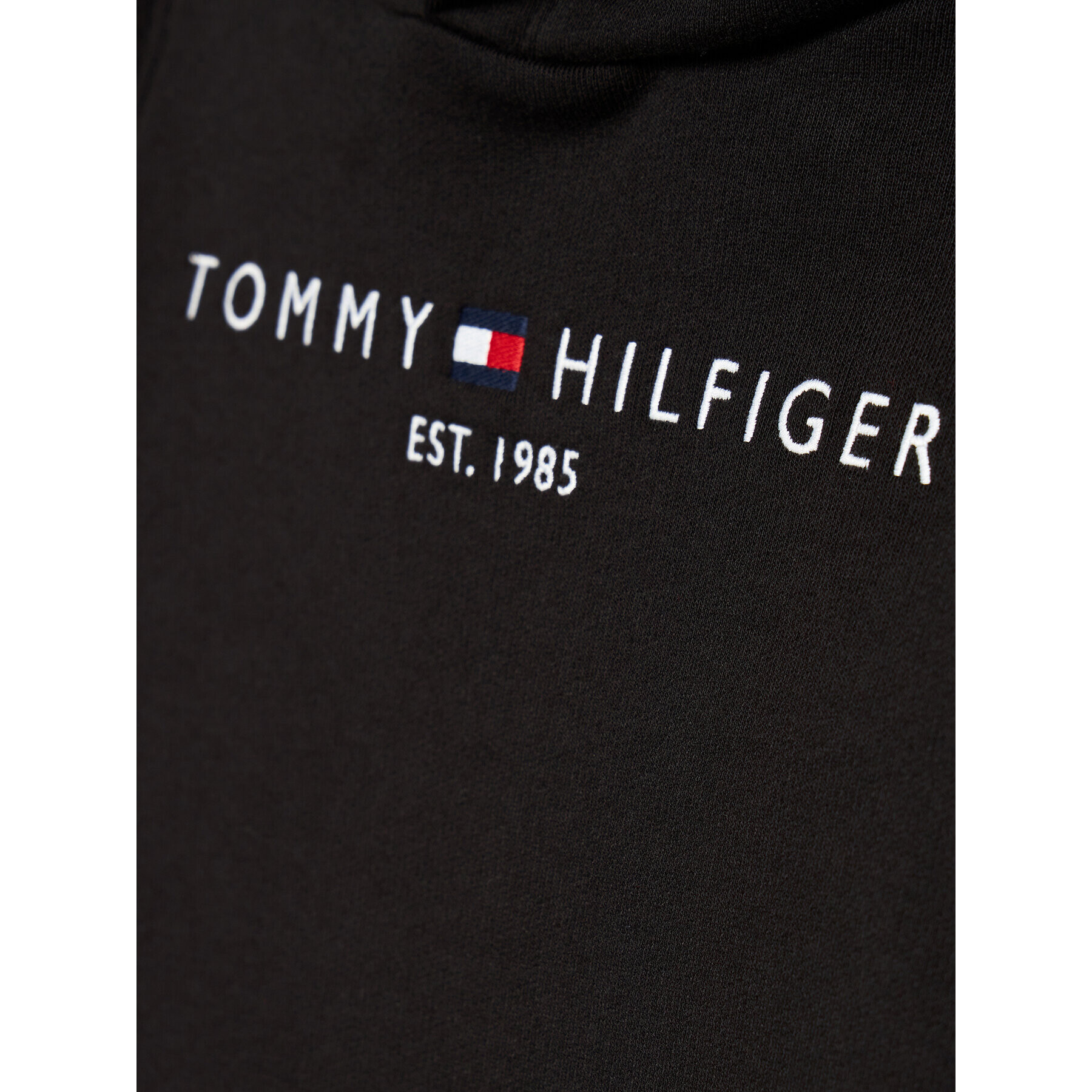 Tommy Hilfiger Суитшърт Essential Hoody KS0KS00213 Черен Regular Fit - Pepit.bg