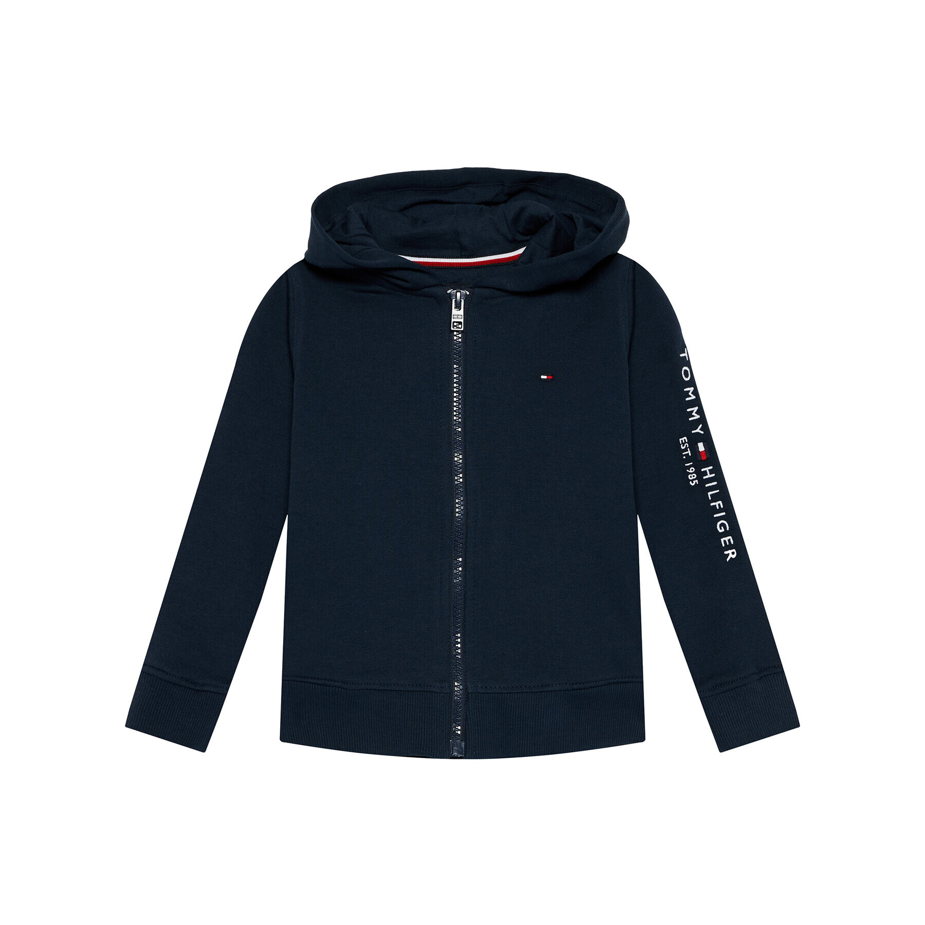 Tommy Hilfiger Суитшърт Essential KB0KB06341 M Тъмносин Regular Fit - Pepit.bg