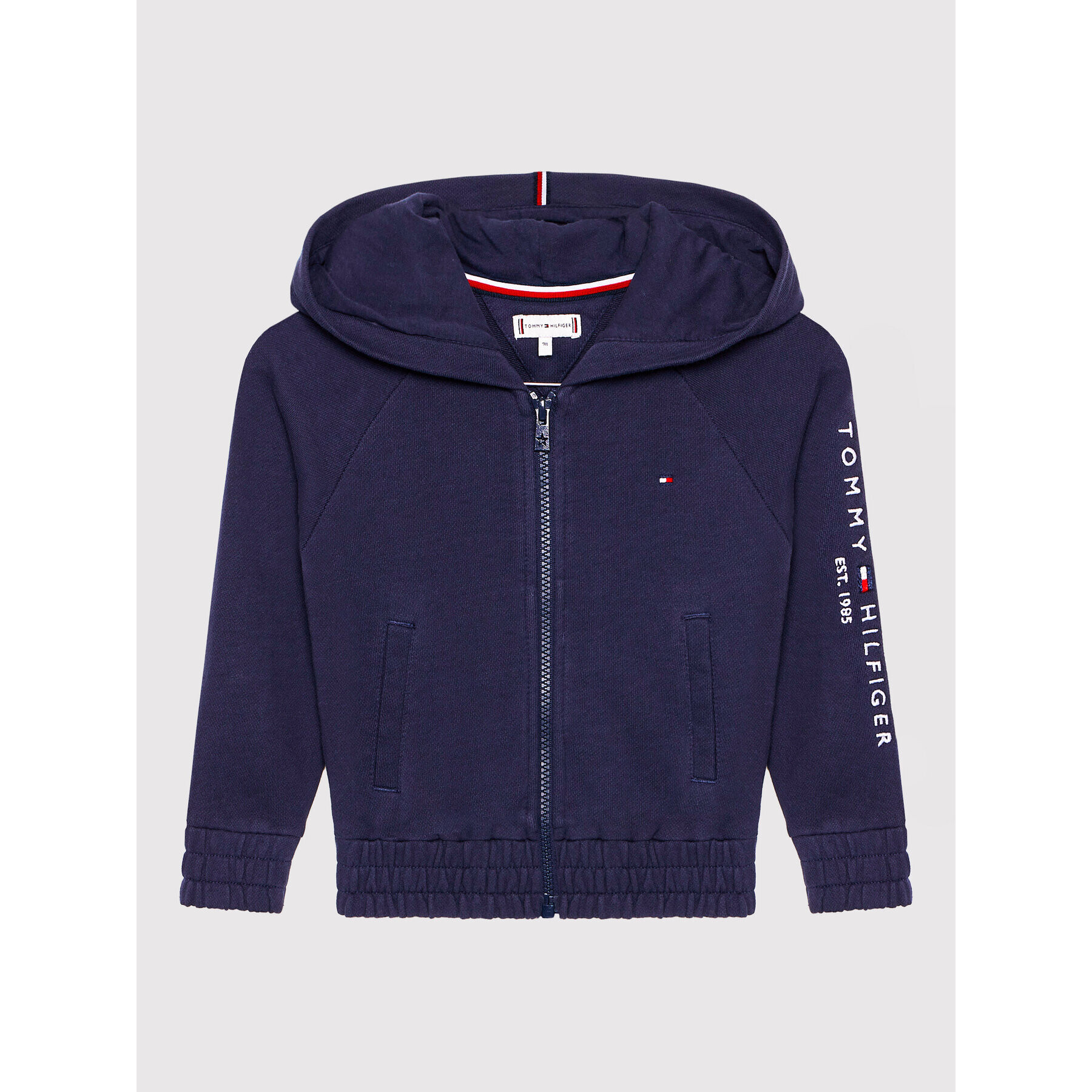 Tommy Hilfiger Суитшърт Essential KG0KG05675 M Тъмносин Regular Fit - Pepit.bg