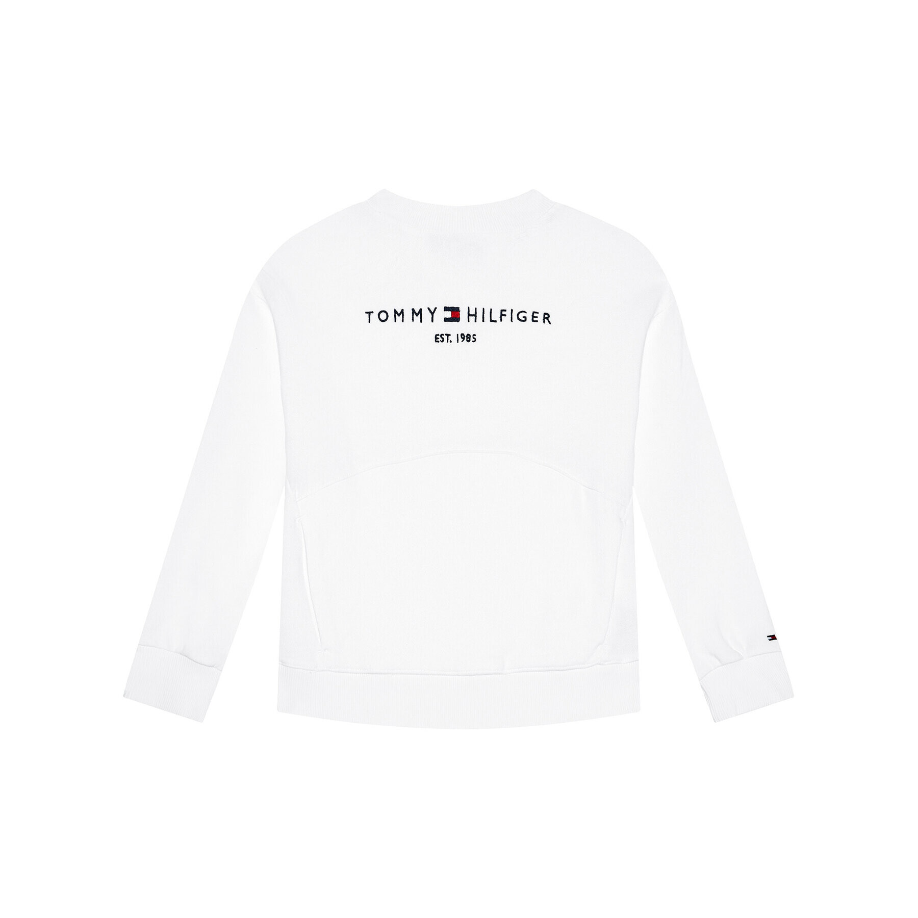 Tommy Hilfiger Суитшърт Essential KG0KG05764 M Бял Regular Fit - Pepit.bg
