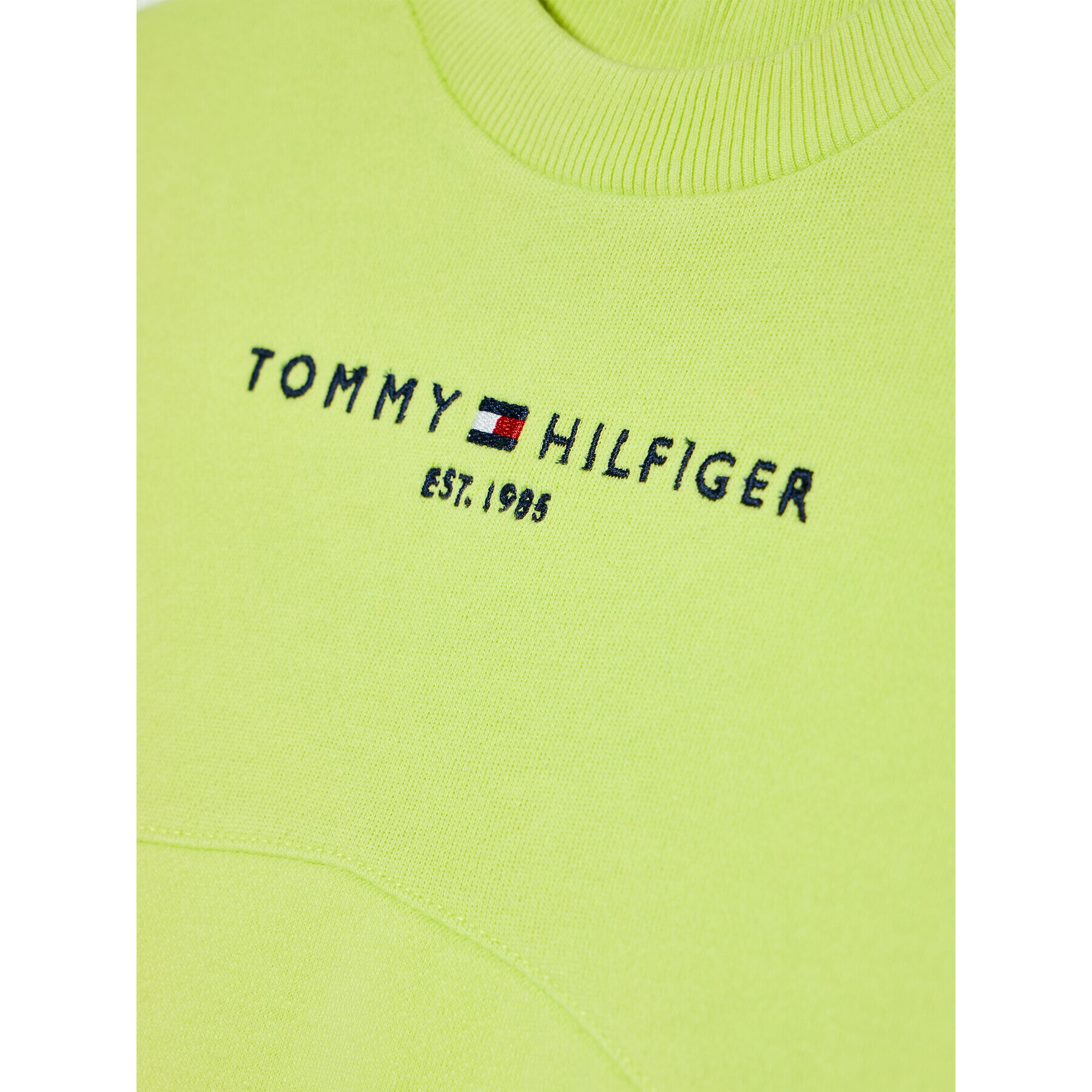 Tommy Hilfiger Суитшърт Essential KG0KG05764 M Зелен Regular Fit - Pepit.bg