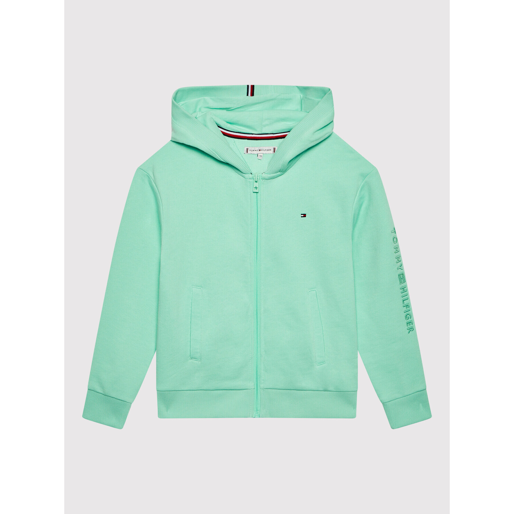 Tommy Hilfiger Суитшърт Essential KG0KG06318 D Зелен Regular Fit - Pepit.bg