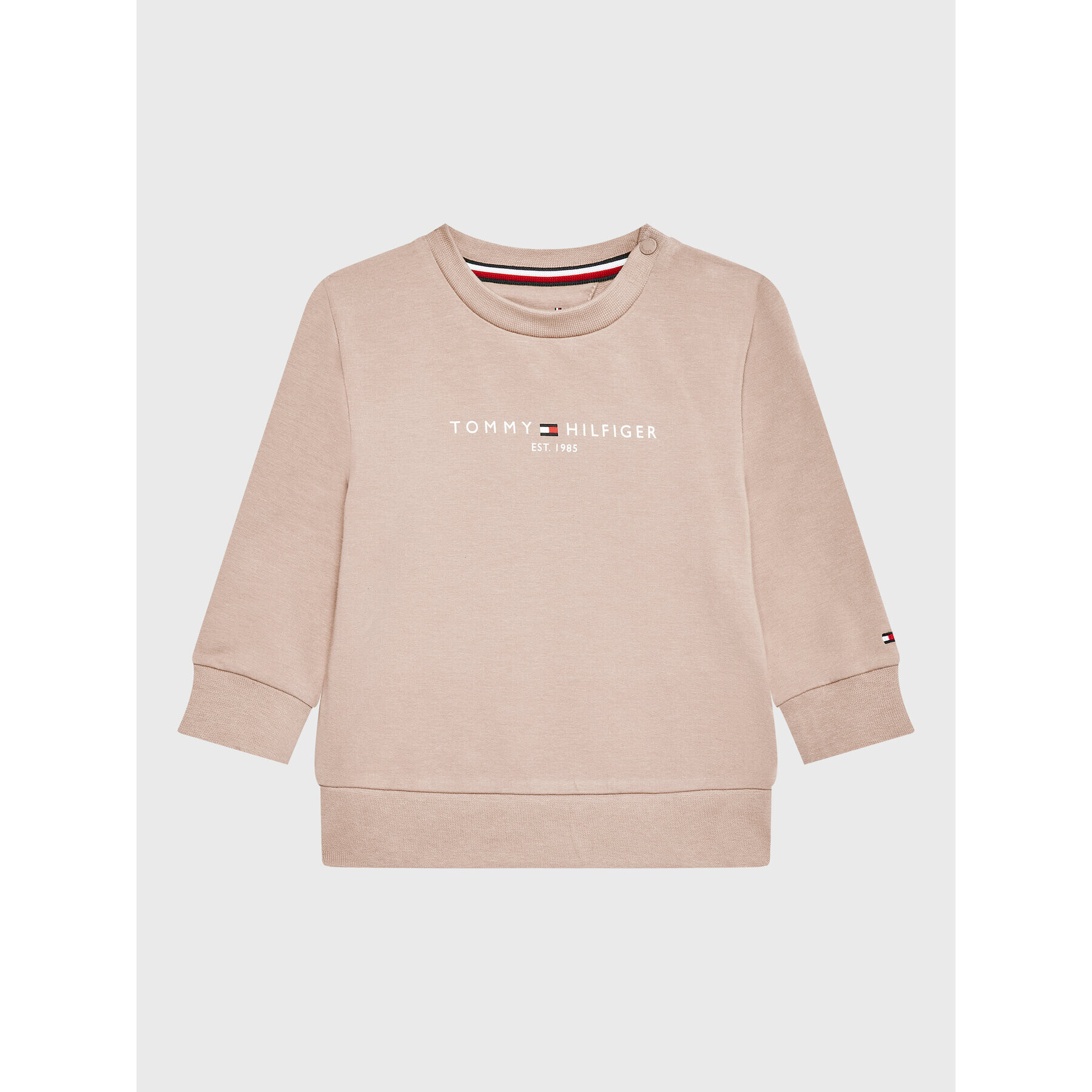 Tommy Hilfiger Суитшърт Essential KN0KN01279 Бежов Regular Fit - Pepit.bg