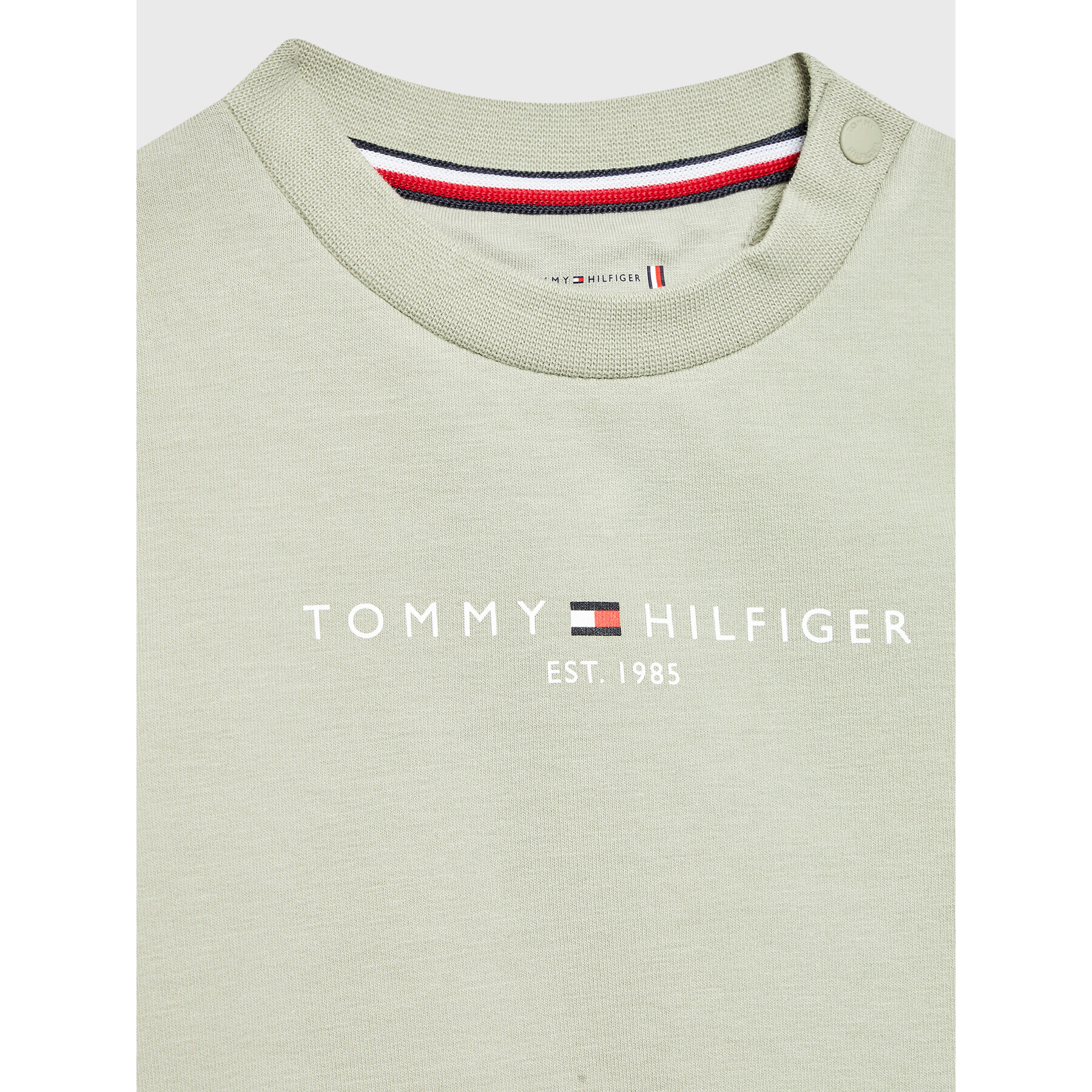 Tommy Hilfiger Суитшърт Essential KN0KN01279 Зелен Regular Fit - Pepit.bg