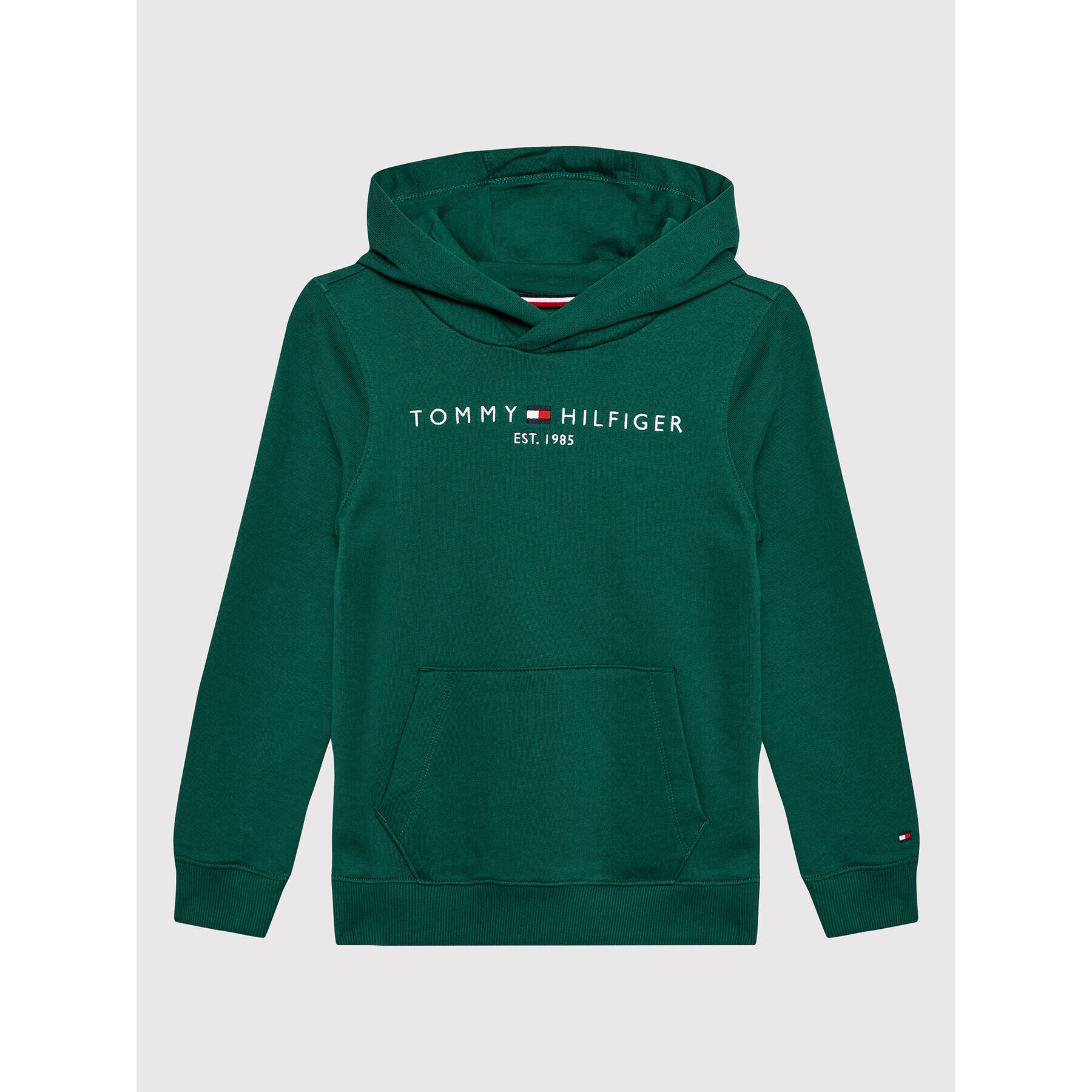 Tommy Hilfiger Суитшърт Essential KS0KS00205 D Зелен Regular Fit - Pepit.bg