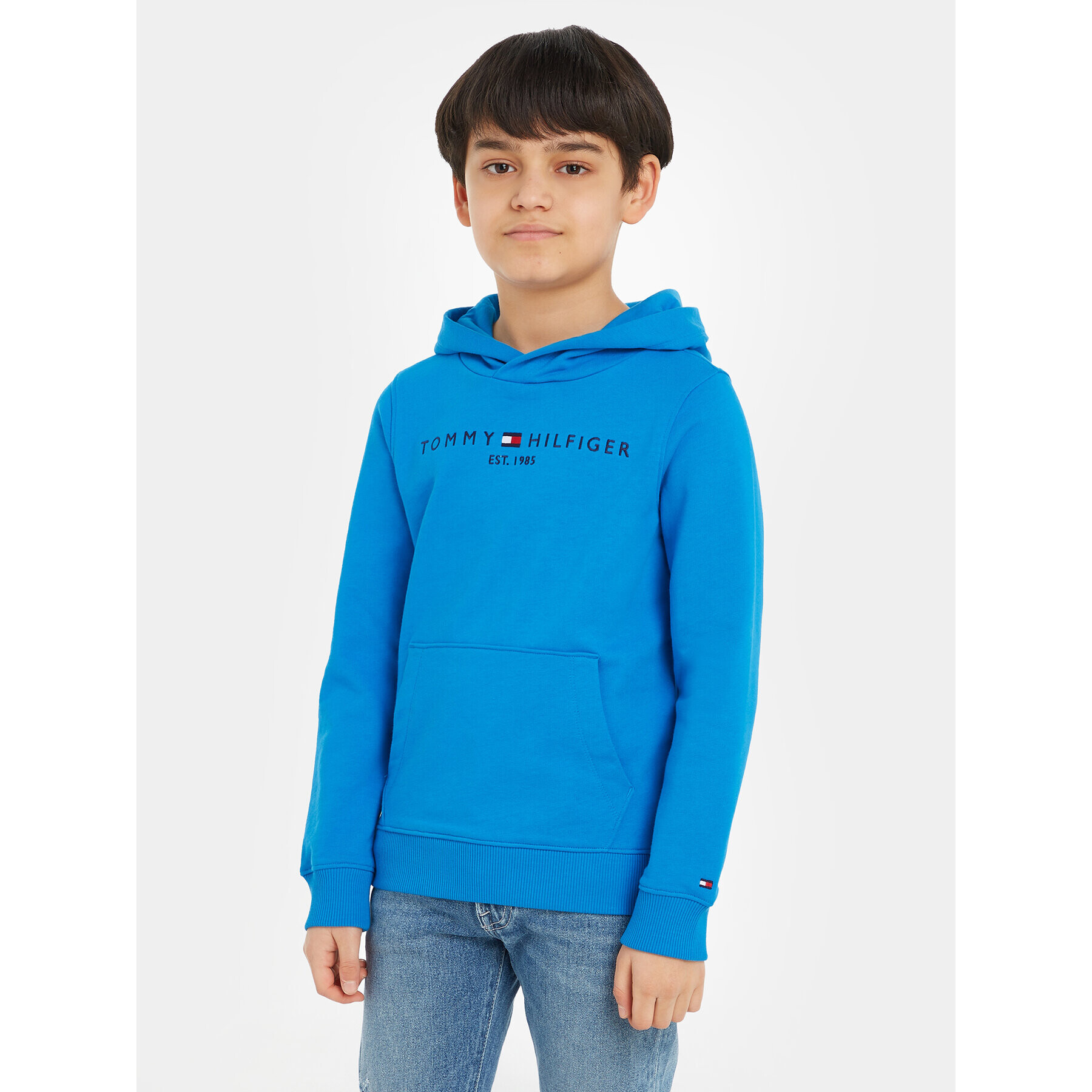 Tommy Hilfiger Суитшърт Essential KS0KS00205 Син Regular Fit - Pepit.bg
