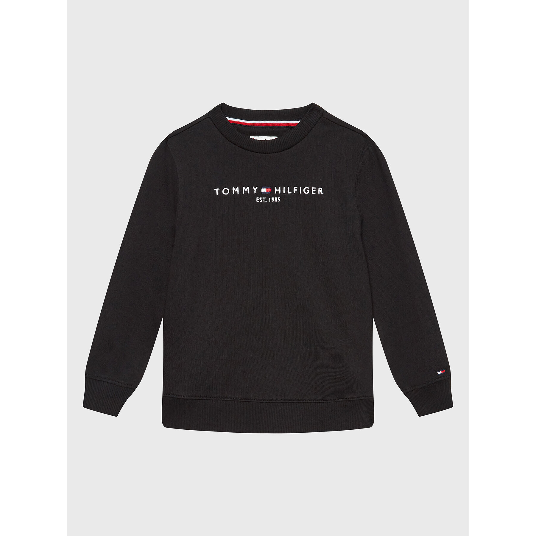 Tommy Hilfiger Суитшърт Essential KS0KS00212 M Черен Regular Fit - Pepit.bg